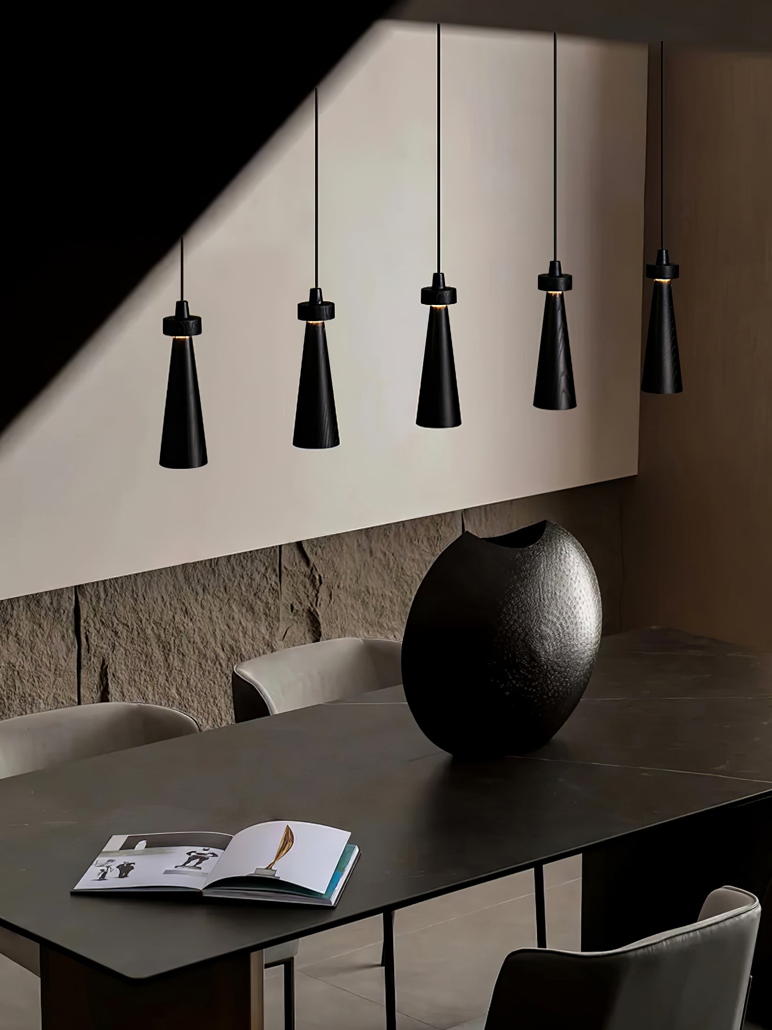 Taper Minimalistisch Holz Pendelleuchte Leuchte-Letslighting