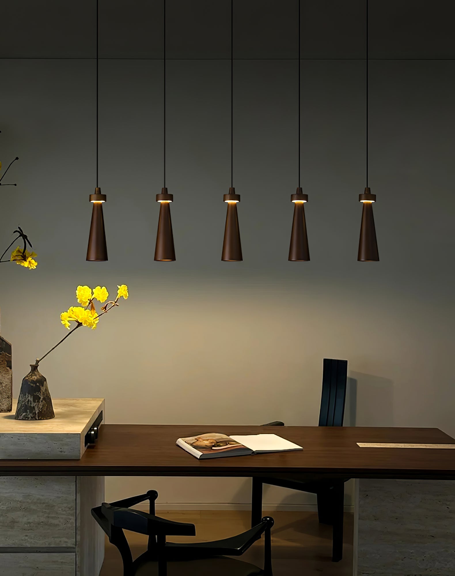 Taper Minimalistisch Holz Pendelleuchte Leuchte-Letslighting