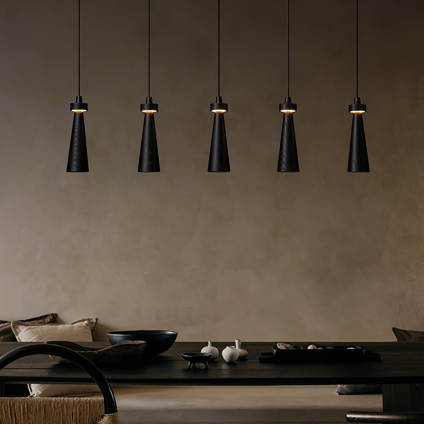 Taper Minimalistisch Holz Pendelleuchte Leuchte-Letslighting