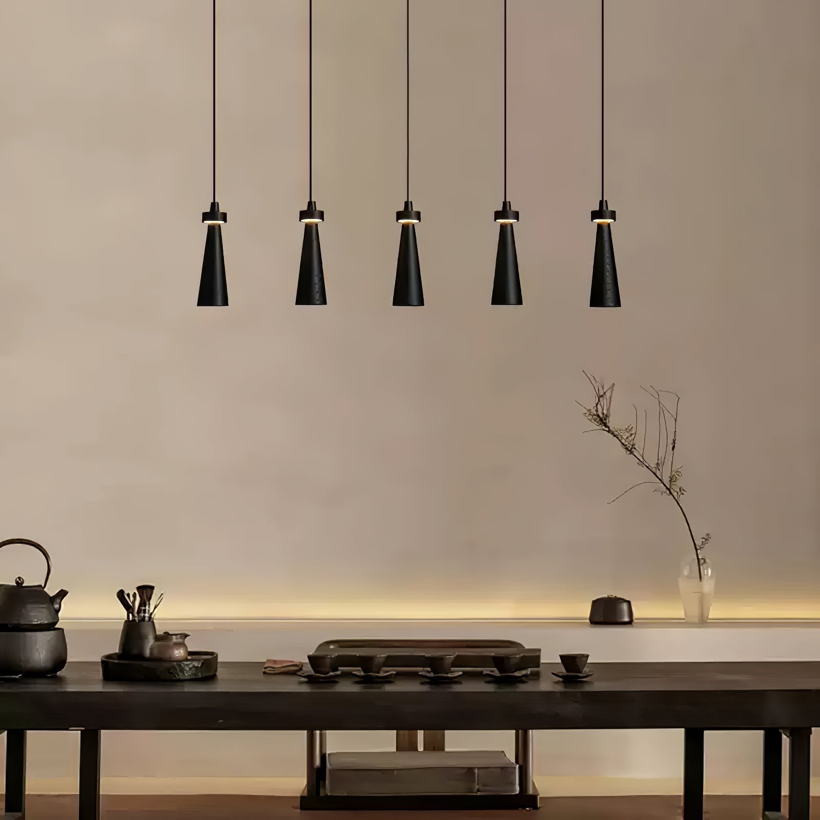 Taper Minimalistisch Holz Pendelleuchte Leuchte-Letslighting