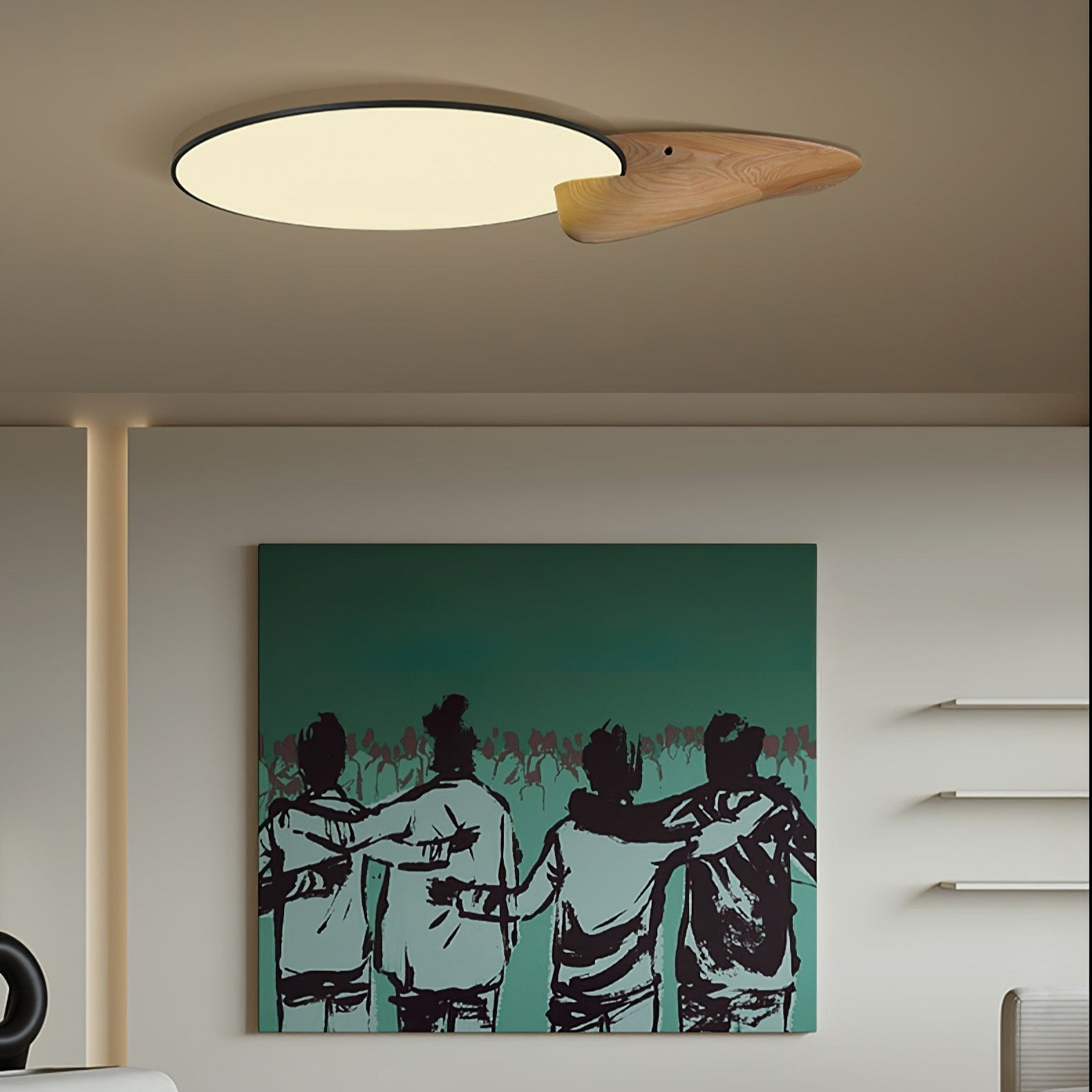 Zovenel Premium Elegance Peak Holz Deckenleuchte-Letslighting