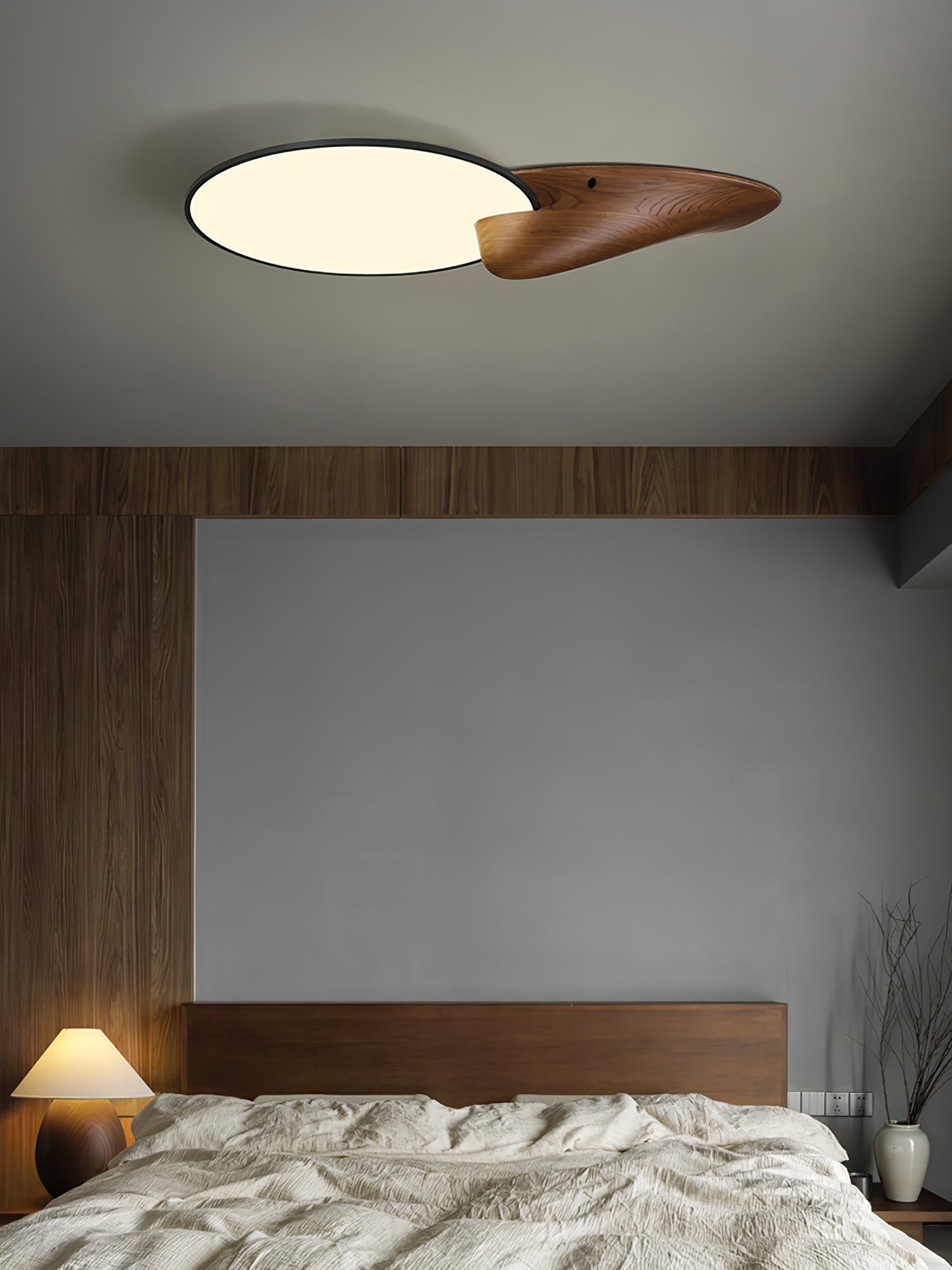 Zovenel Premium Elegance Peak Holz Deckenleuchte-Letslighting