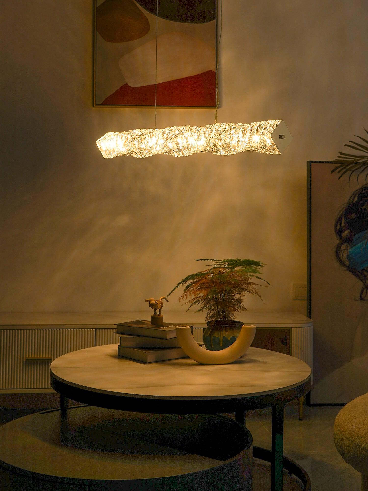 Stream Lang Kristall Pendelleuchte-Letslighting