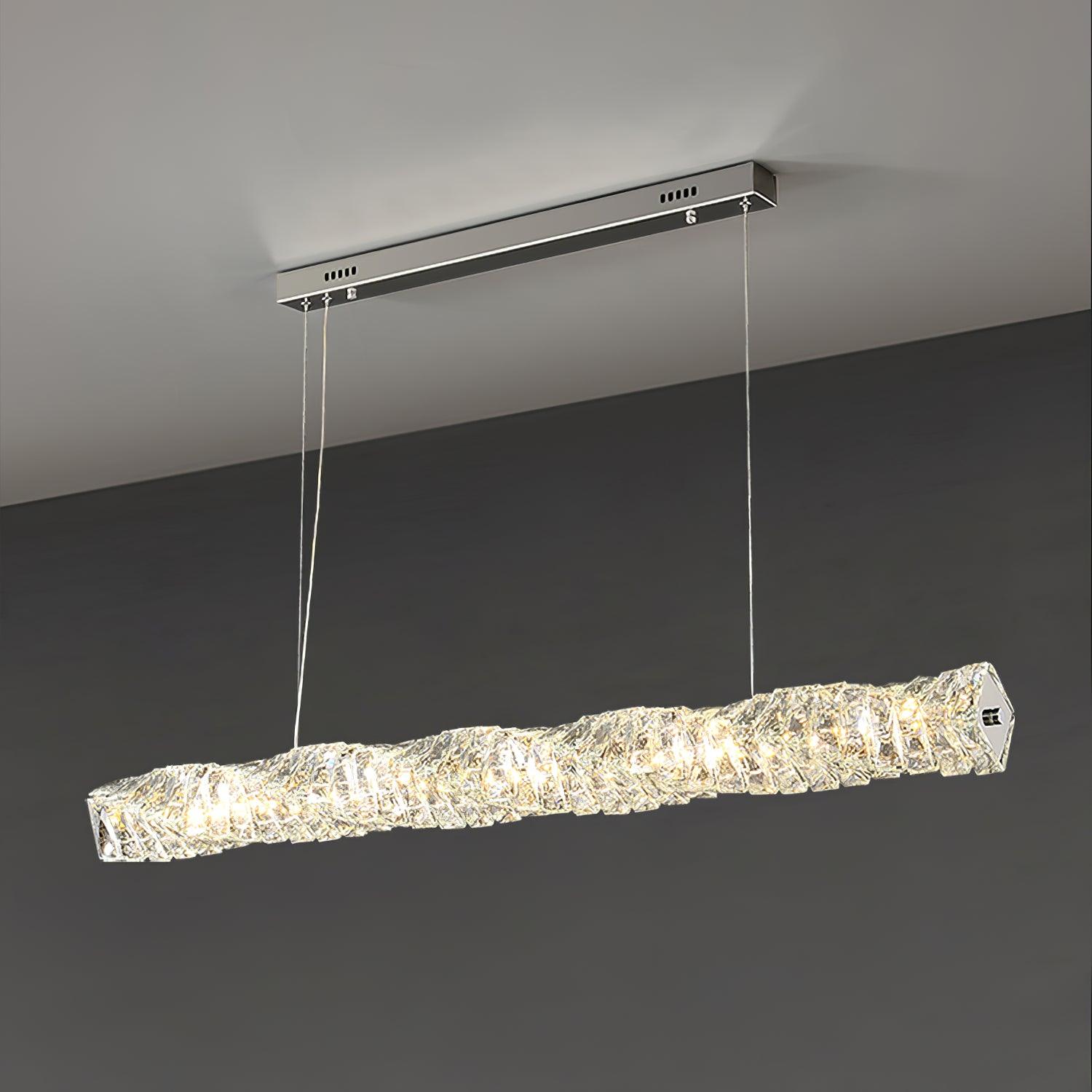 Stream Lang Kristall Pendelleuchte-Letslighting