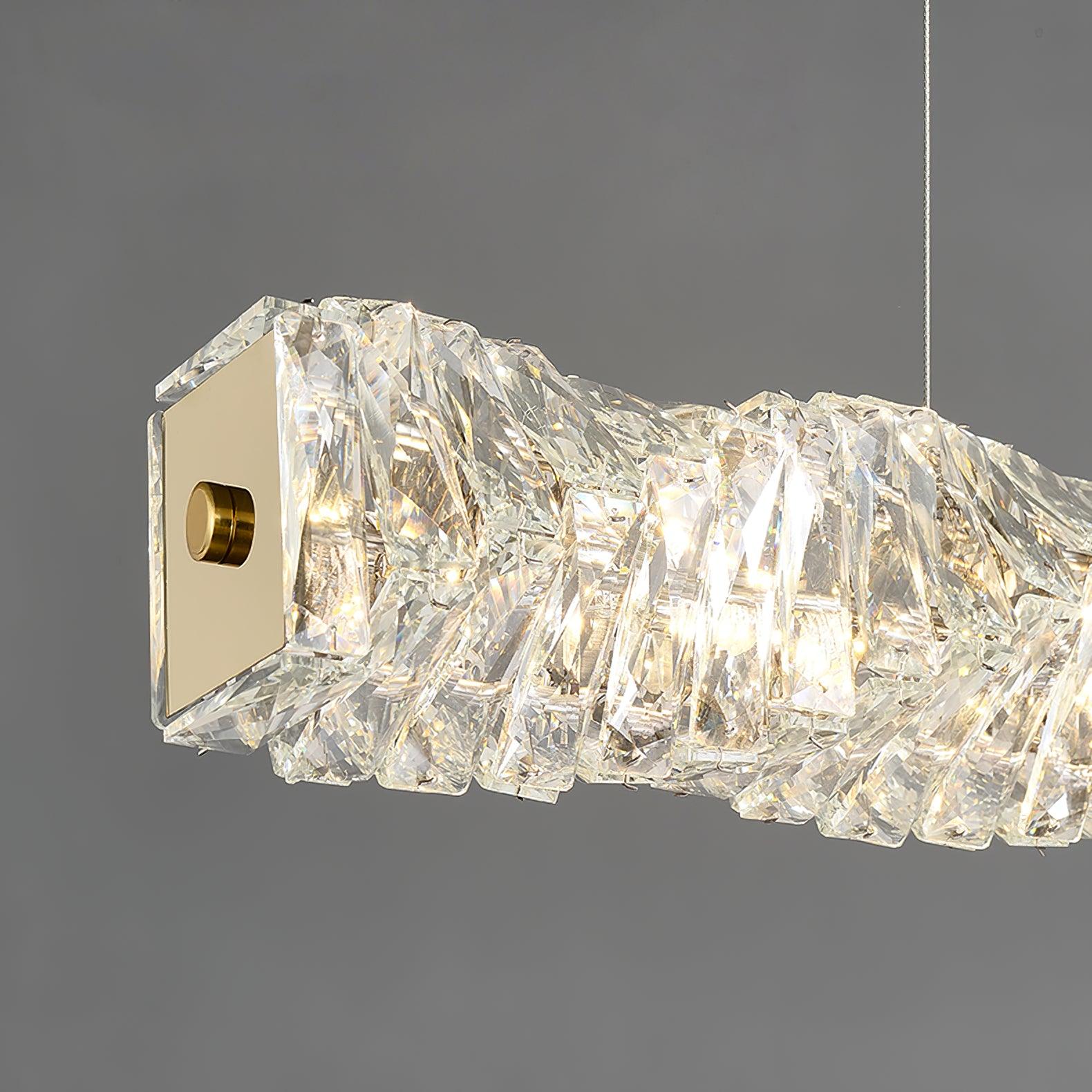 Stream Lang Kristall Pendelleuchte-Letslighting