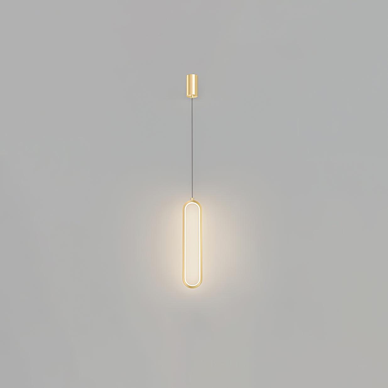 Long Oval LED Pendant Lamp - Blowlighting