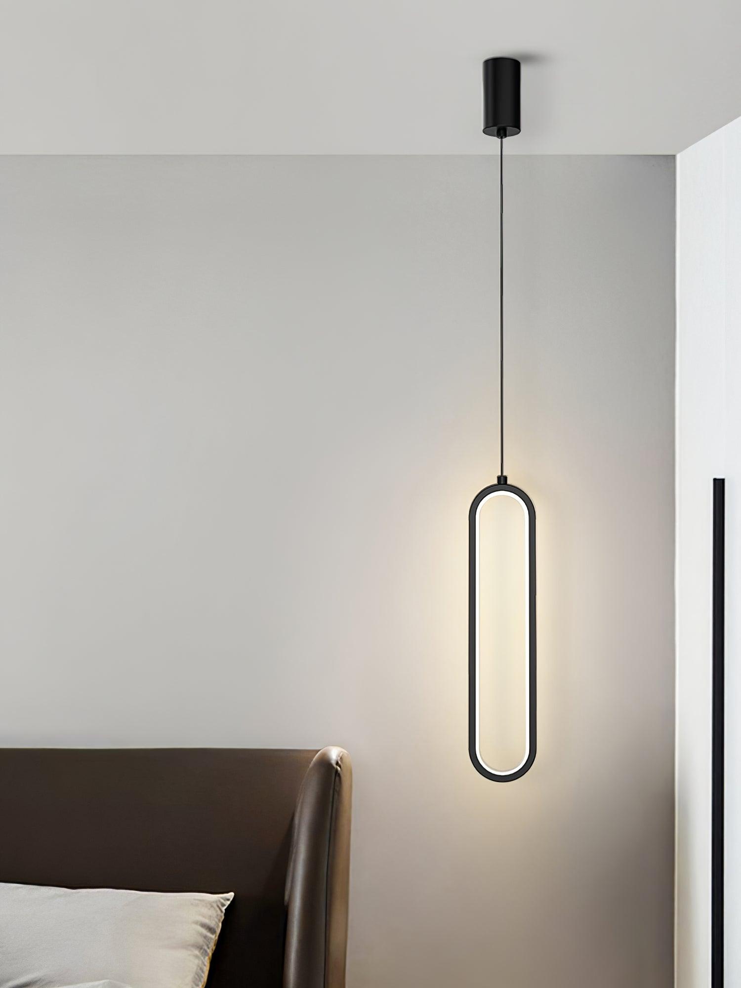 Long Oval LED Pendant Lamp - Blowlighting