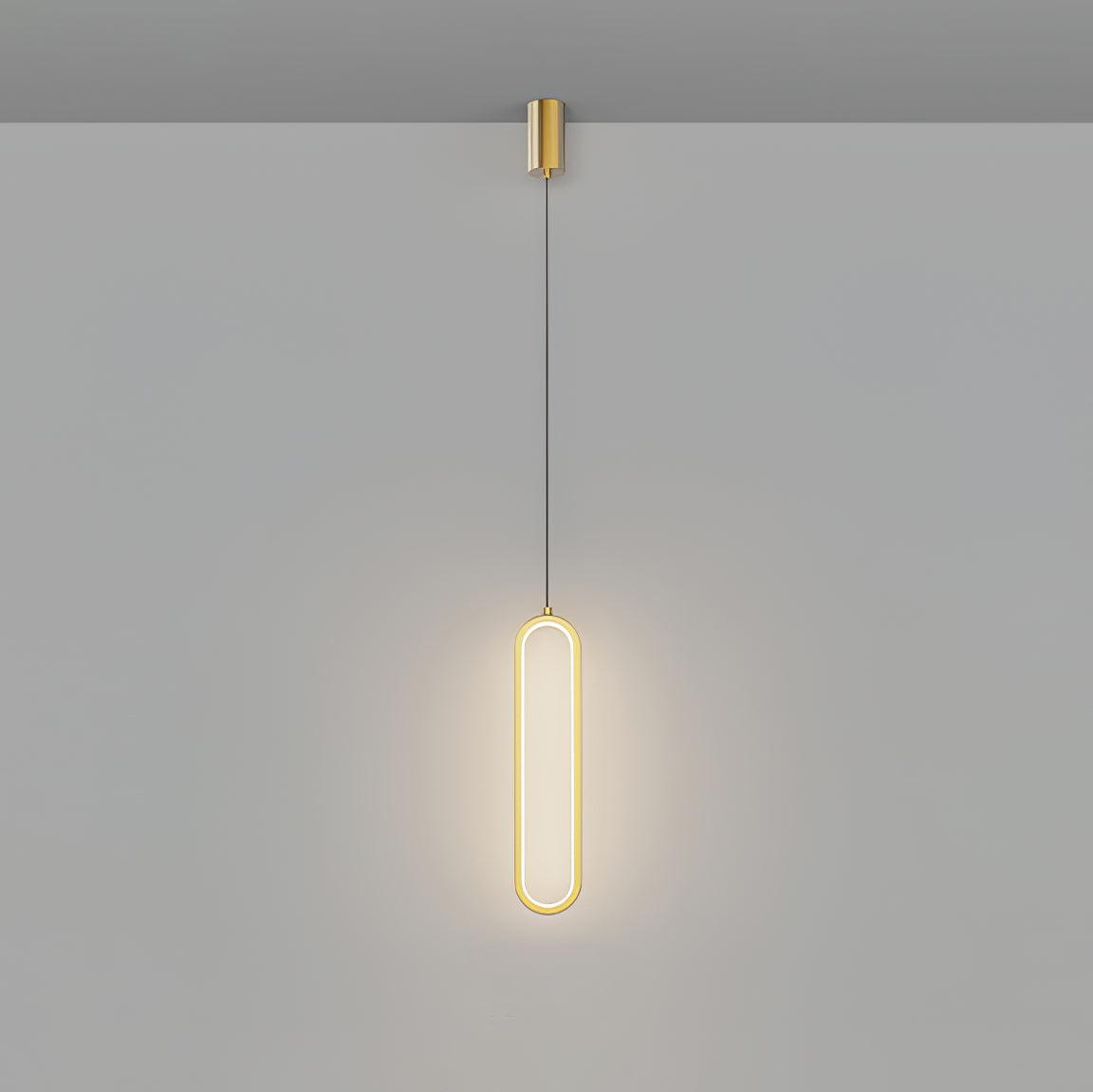 Long Oval LED Pendant Lamp - Blowlighting