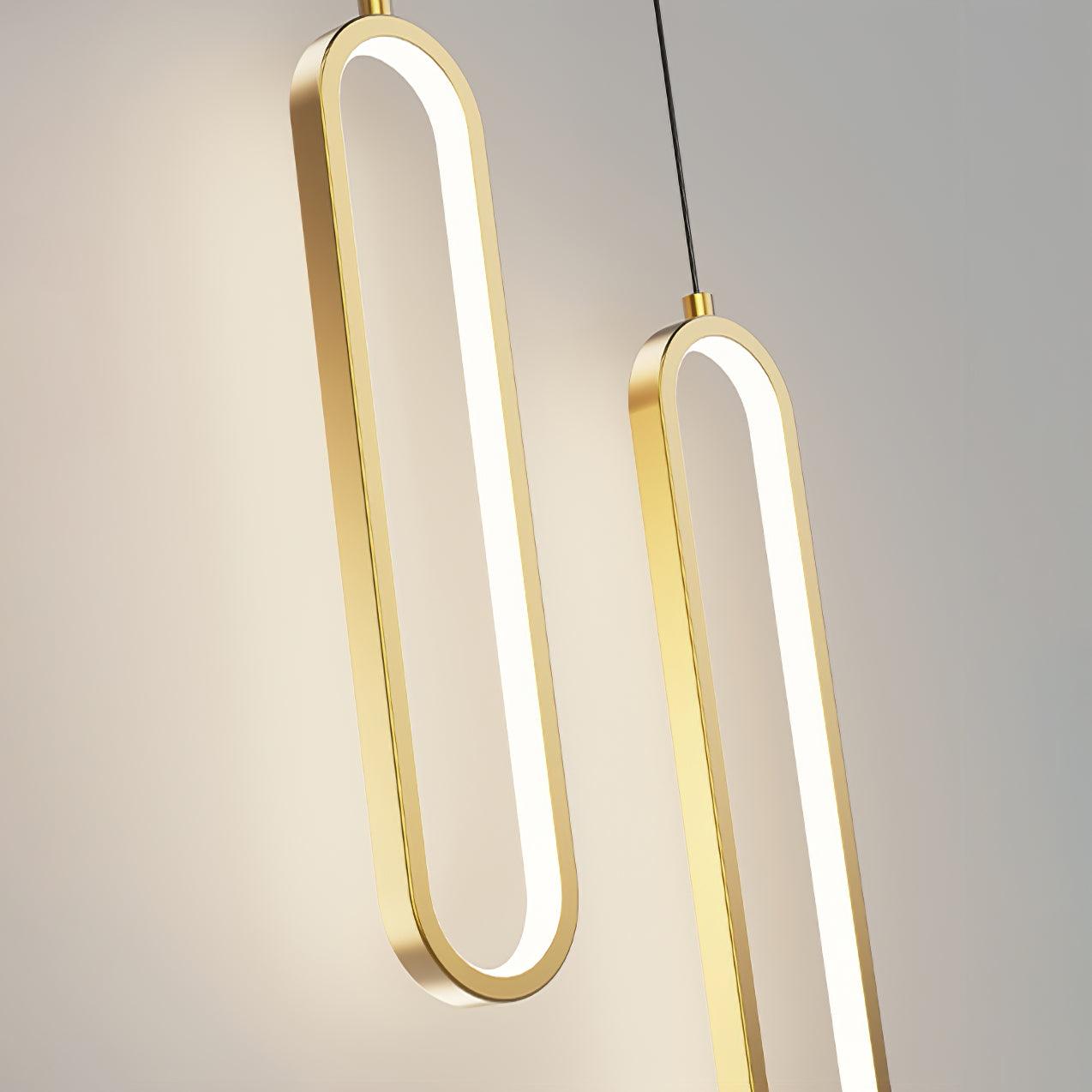Long Oval LED Pendant Lamp - Blowlighting