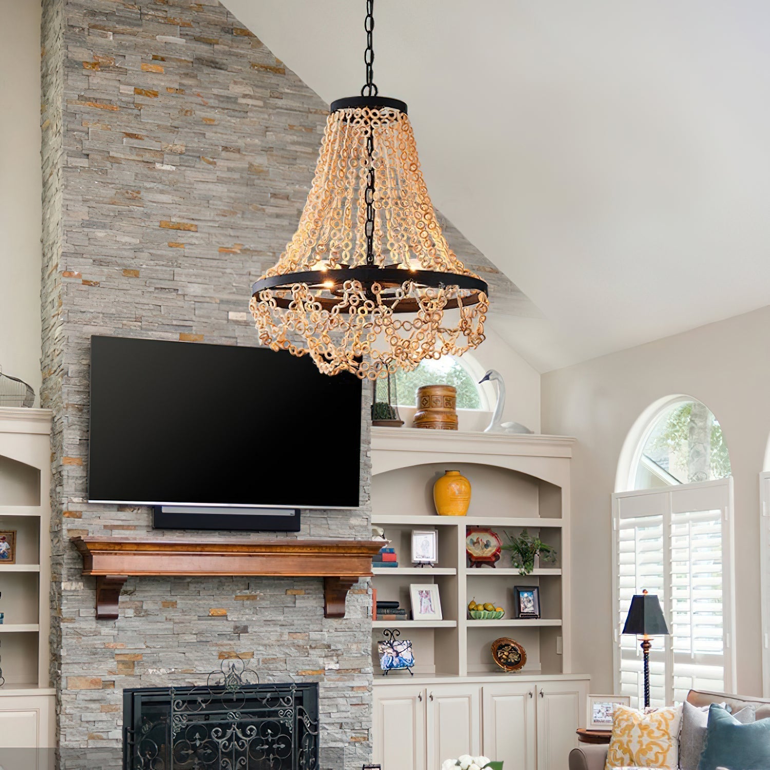 Vevyniel Postmoderner Luxus-Holzleuchter-Letslighting