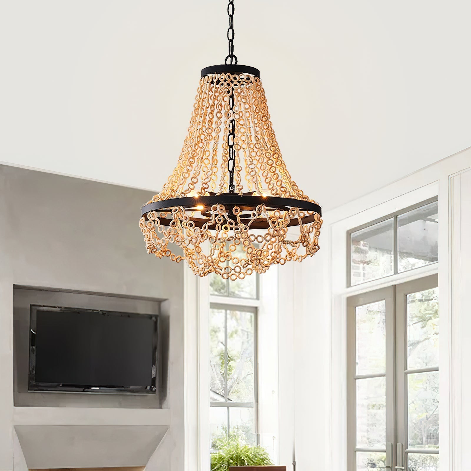 Vevyniel Postmoderner Luxus-Holzleuchter-Letslighting