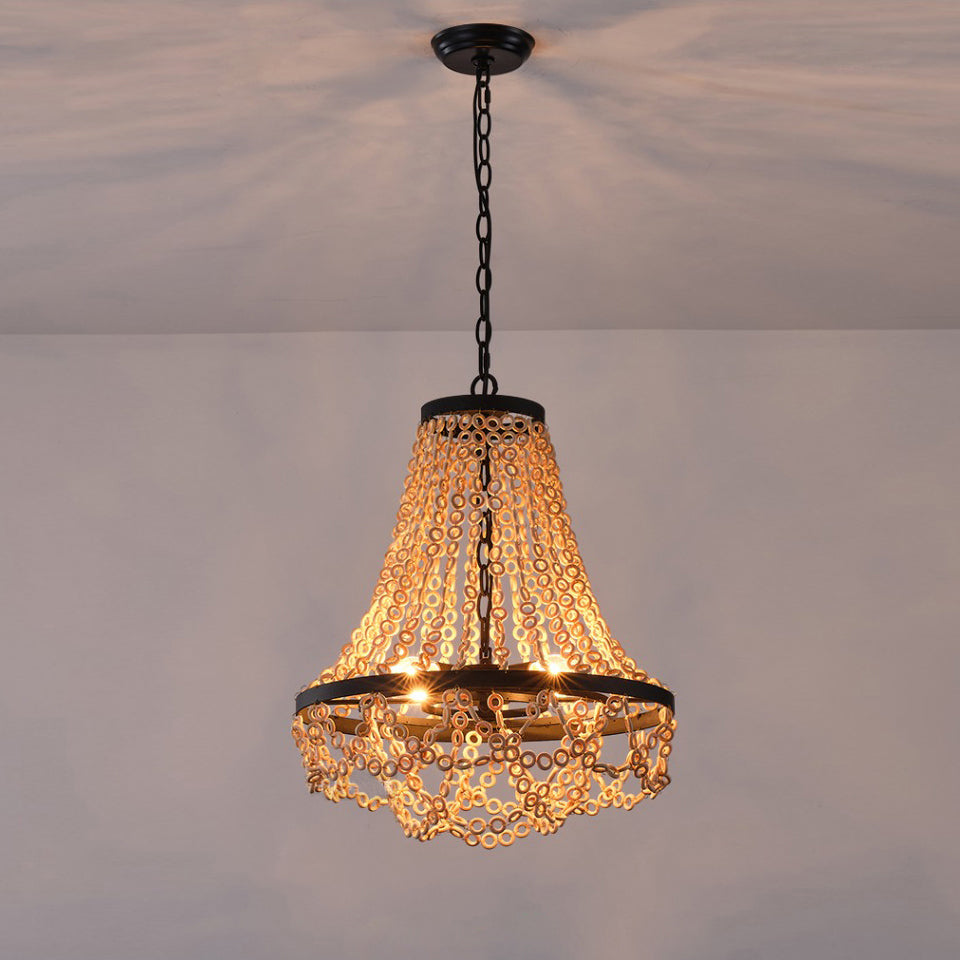 Vevyniel Postmoderner Luxus-Holzleuchter-Letslighting