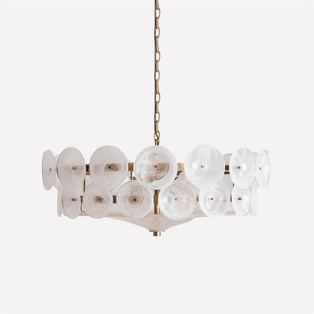 Ventilo Amber Glass Chandelier - Letslighting