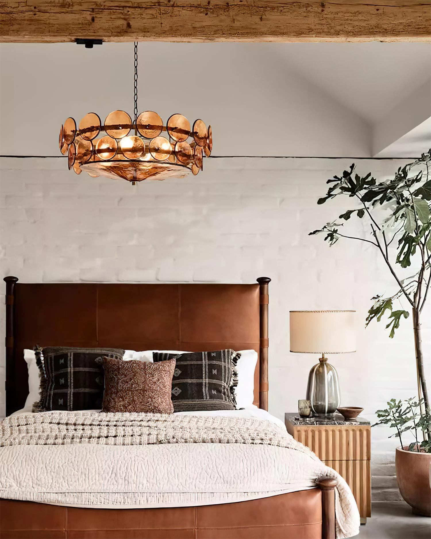 Ventilo Amber Glass Chandelier - Letslighting