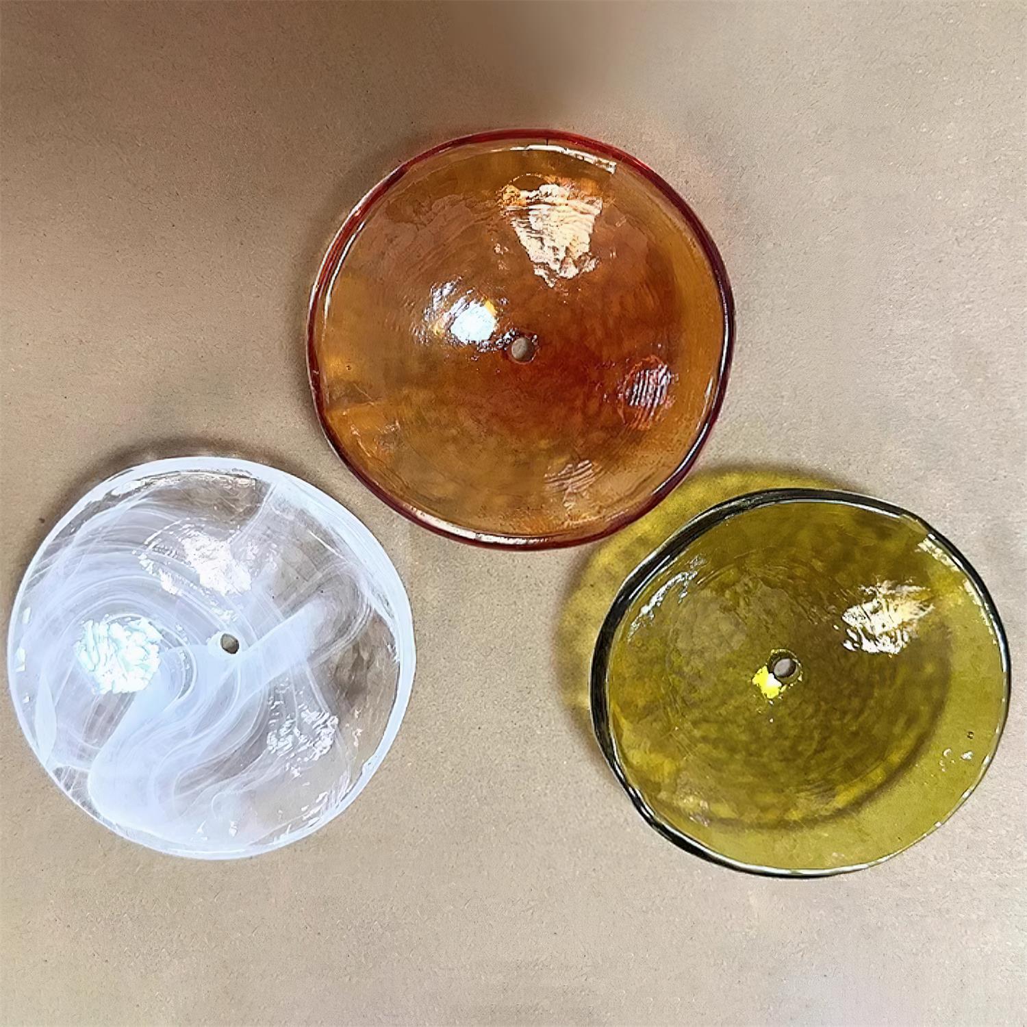 Ventilo Amber Glass Chandelier - Letslighting