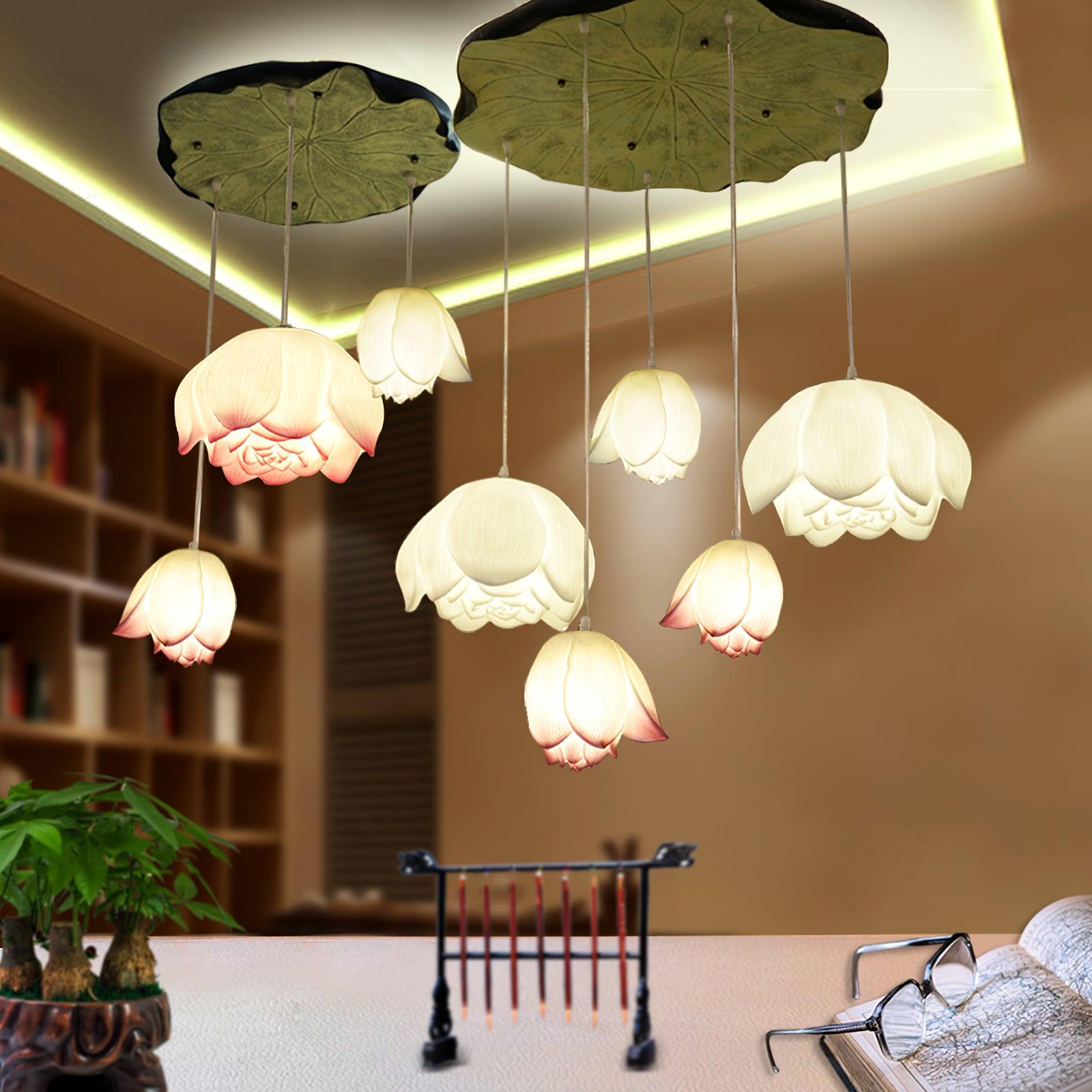 Lotus Chandelier - Blowlighting
