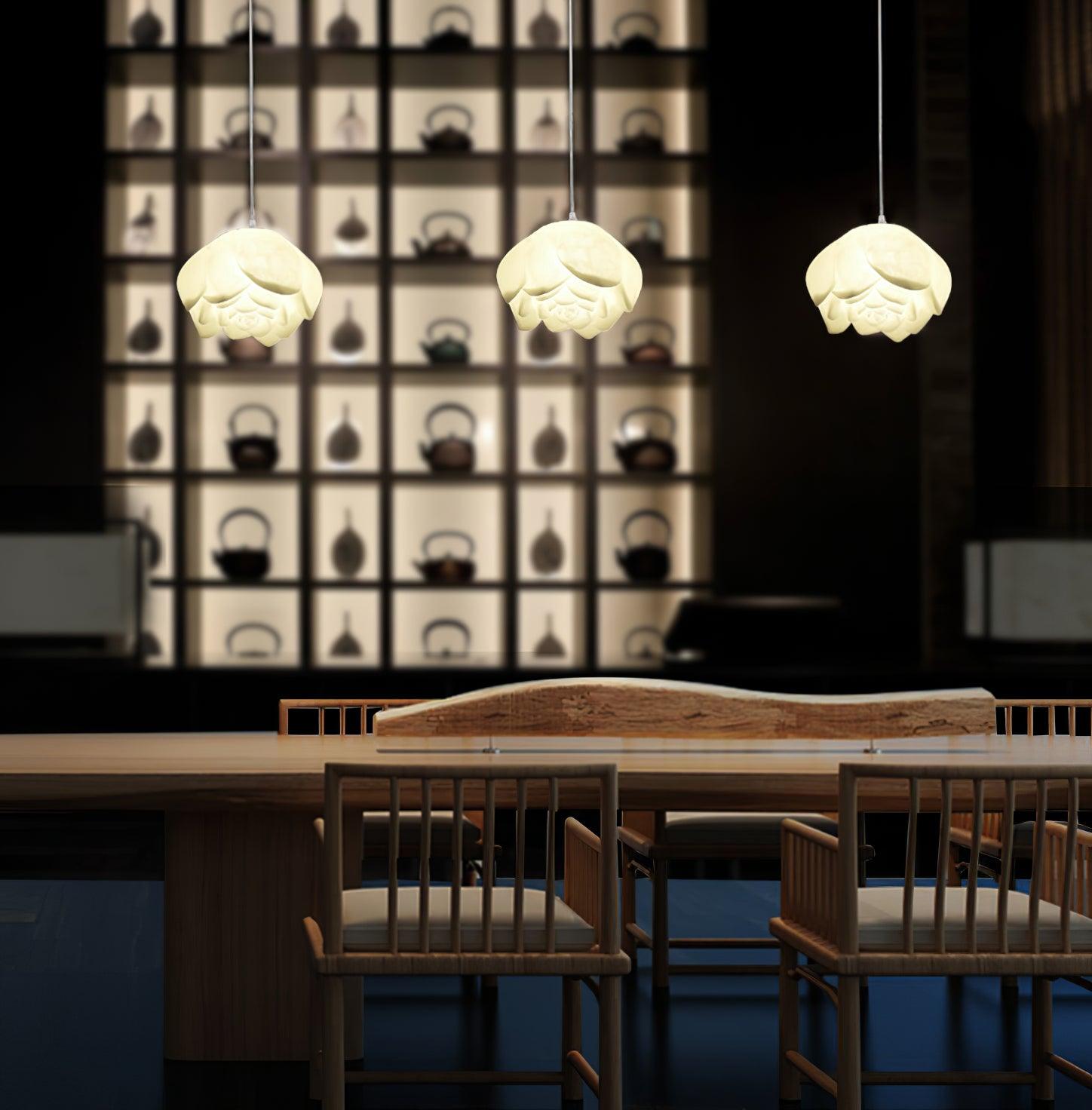 Lotus Chandelier - Blowlighting