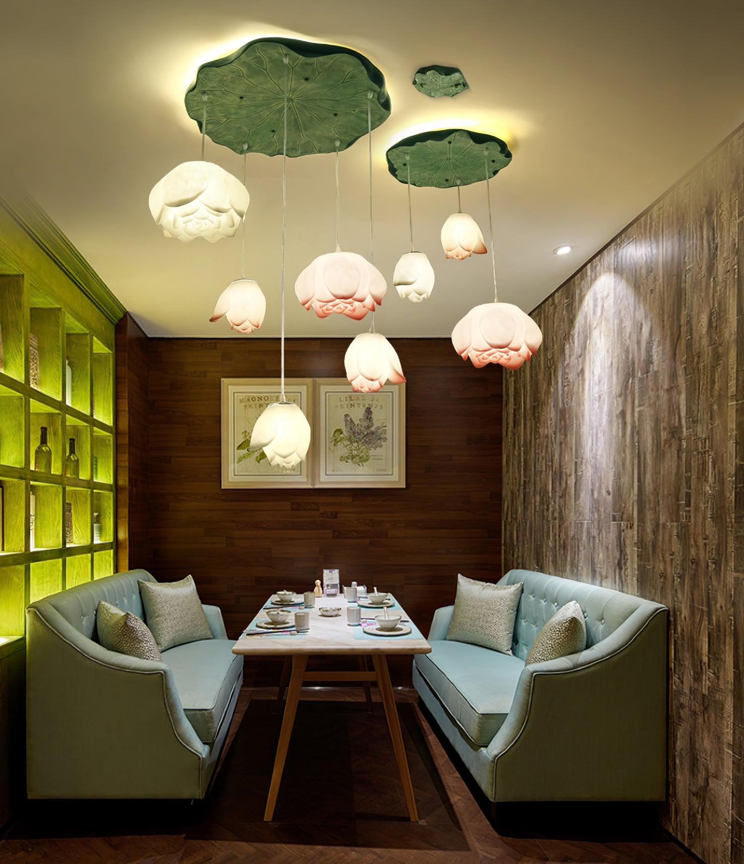 Lotus Chandelier - Blowlighting