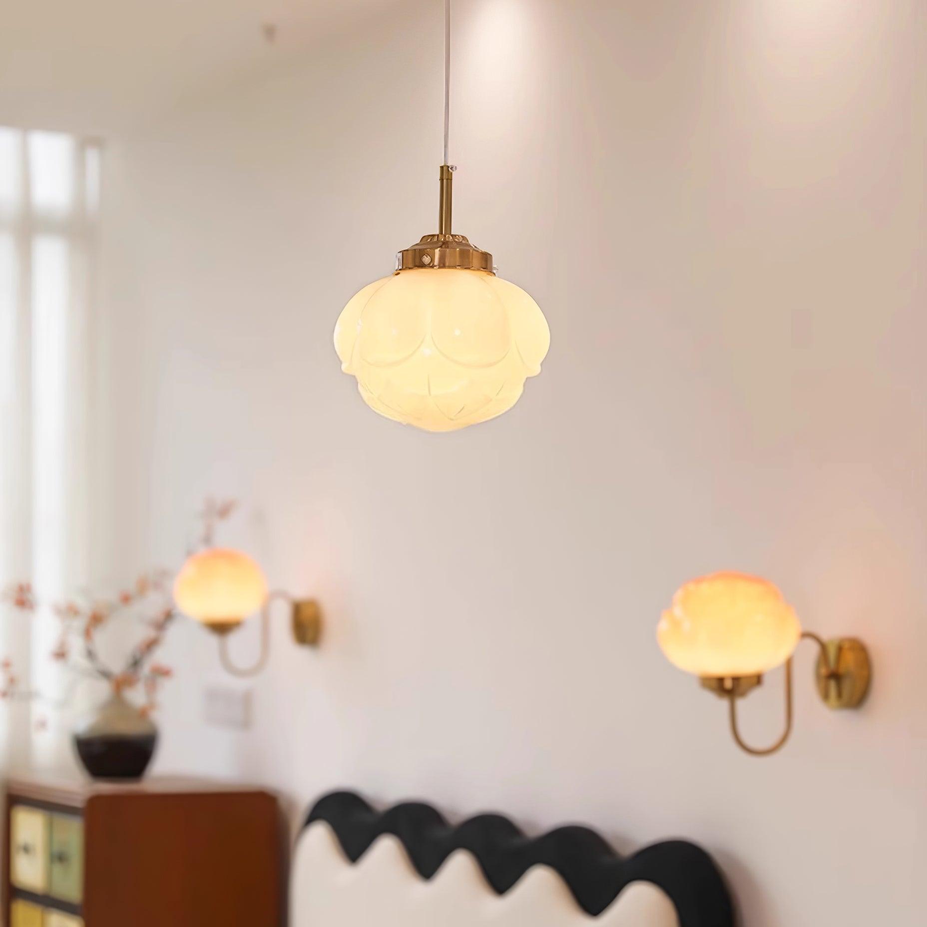 Tatum Künstlerische Pendelleuchte mit Glasblumen-Letslighting
