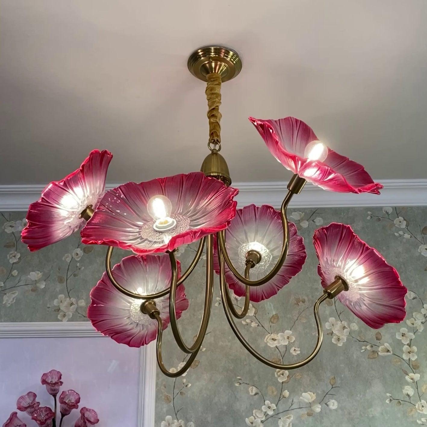 Lustra Kronleuchter Lotusblattglas-Letslighting