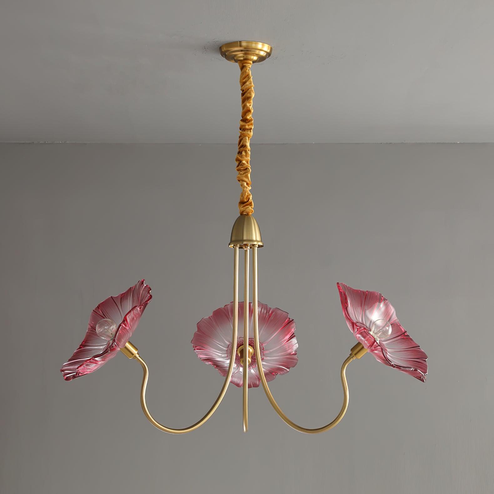 Lustra Kronleuchter Lotusblattglas-Letslighting