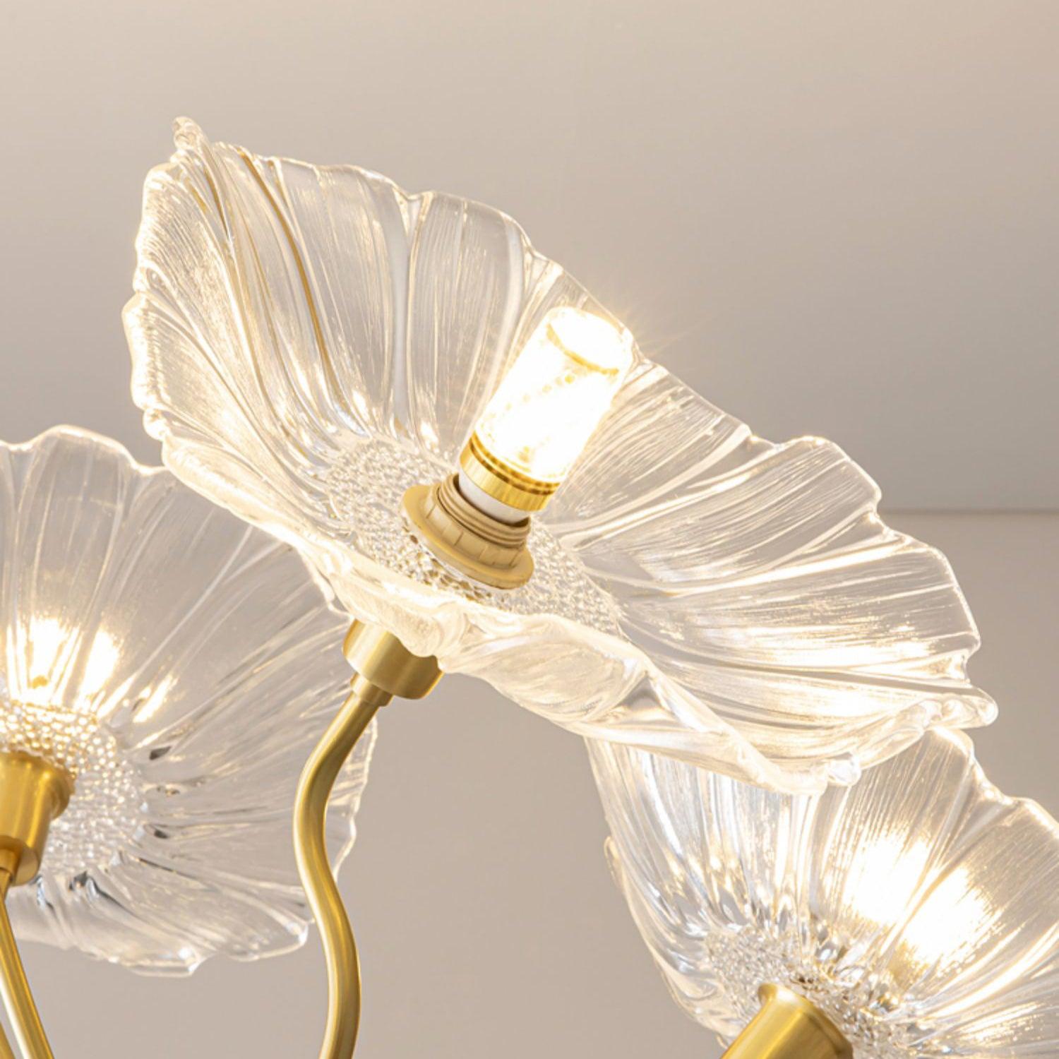 Lustra Kronleuchter Lotusblattglas-Letslighting