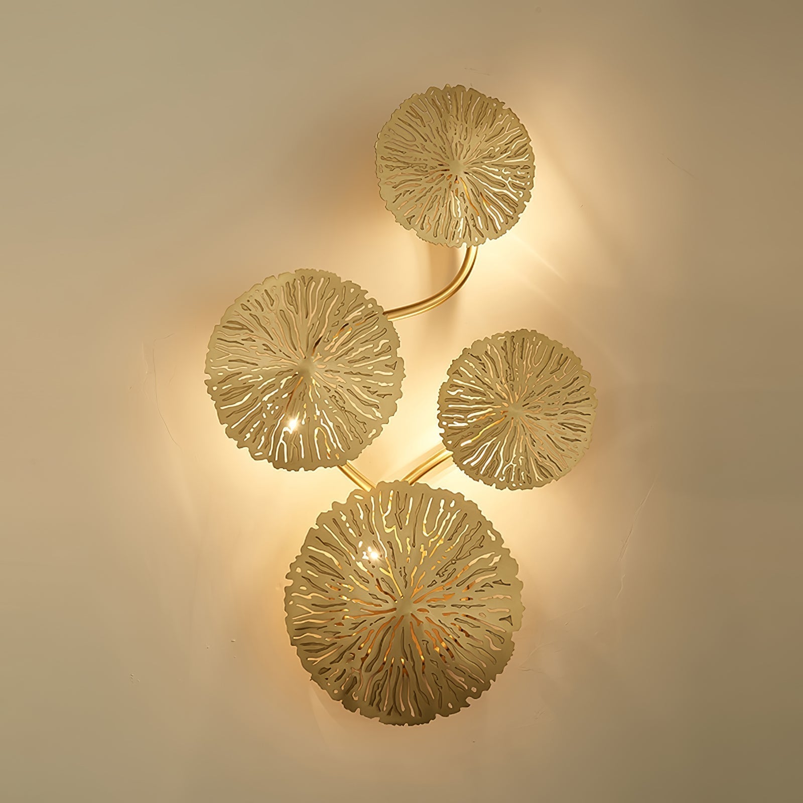 Veya Lotusblatt-Wandlampe