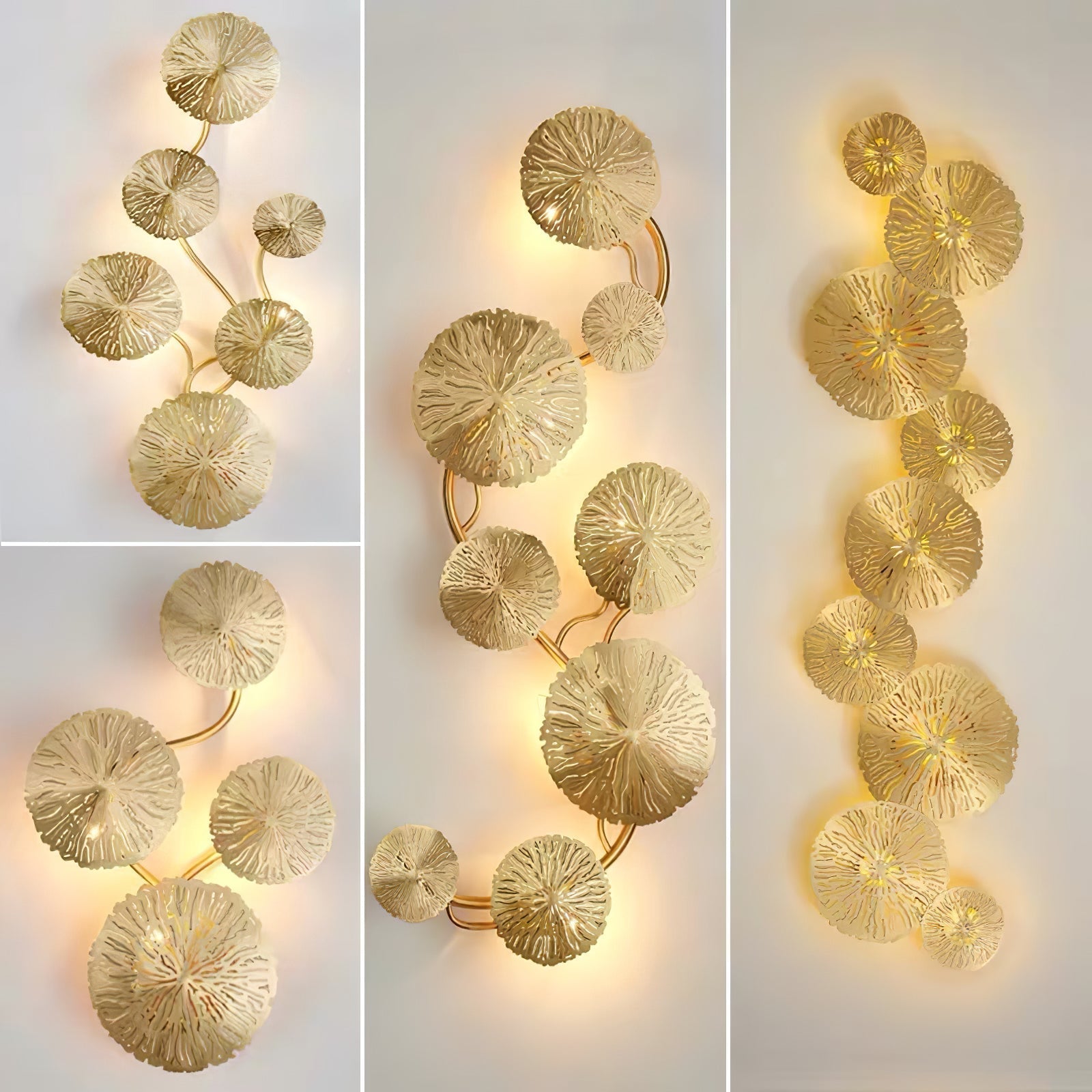Veya Lotusblatt-Wandlampe