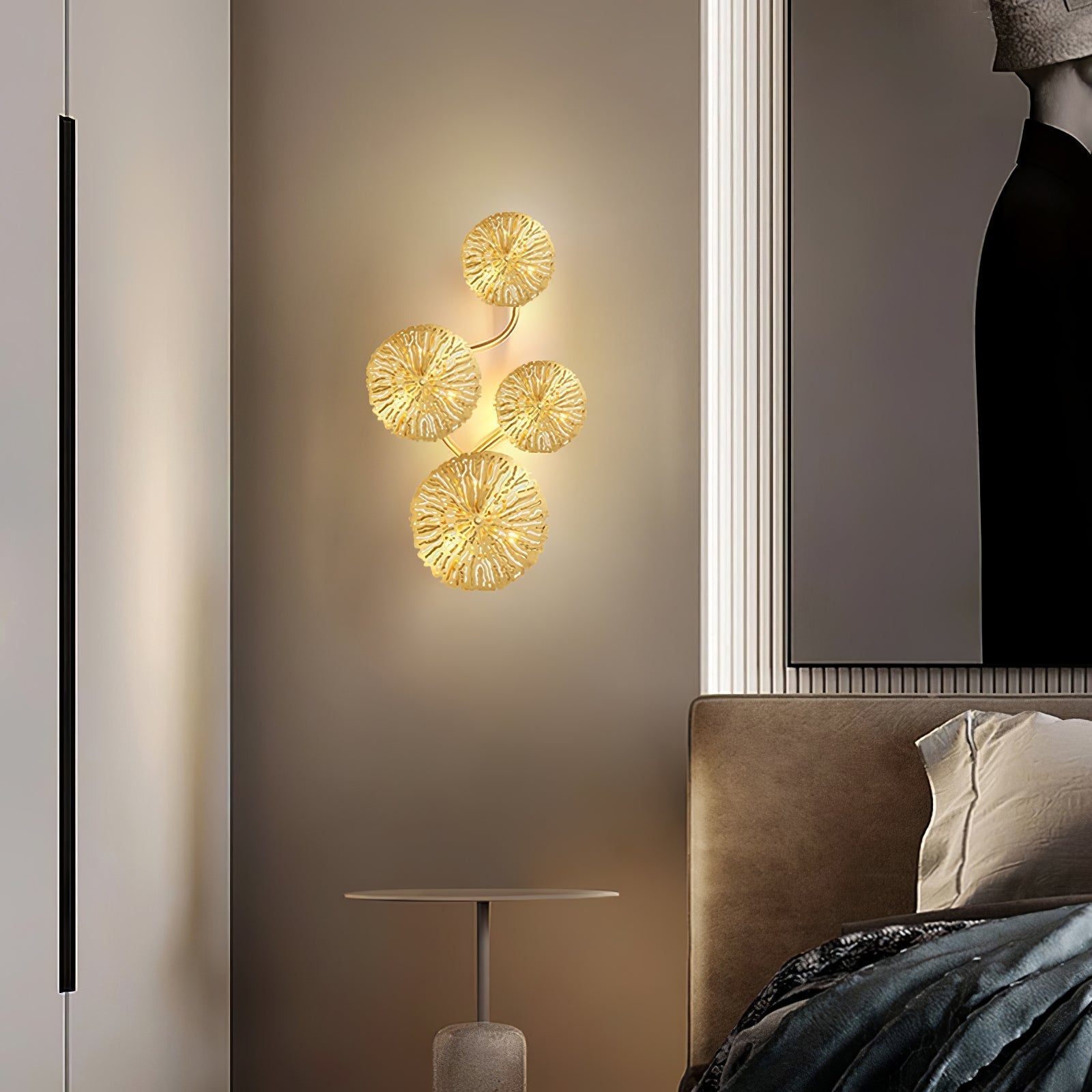 Veya Lotusblatt-Wandlampe