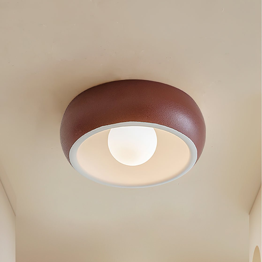Louis Modern Minimalistisch Rund Glas Deckenleuchte-Letslighting