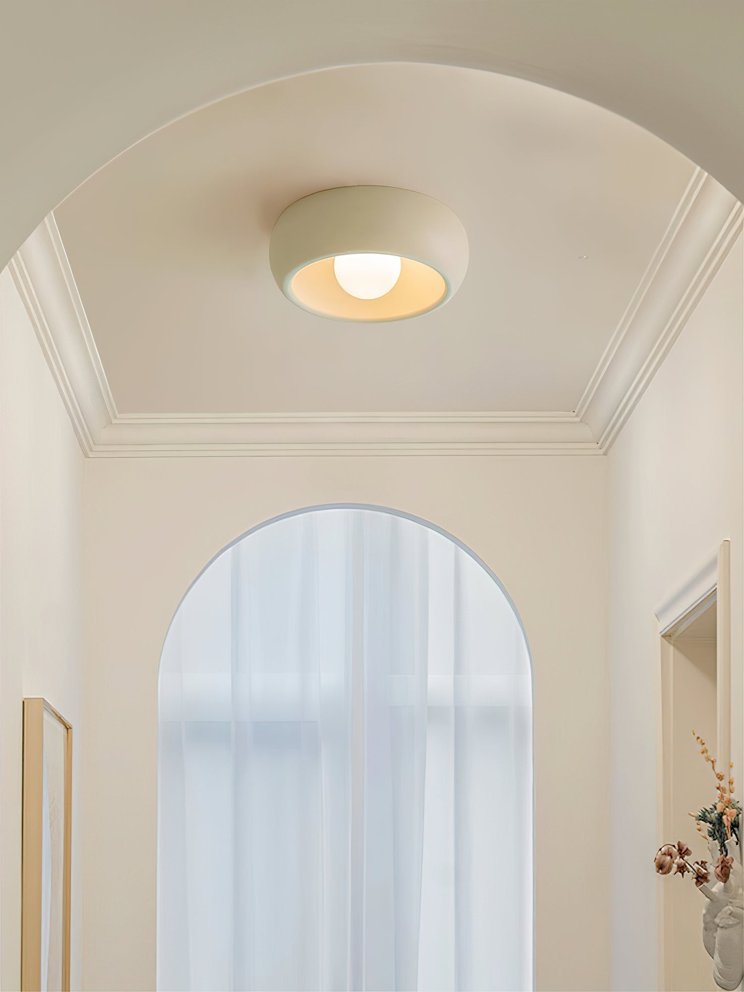 Louis Modern Minimalistisch Rund Glas Deckenleuchte-Letslighting