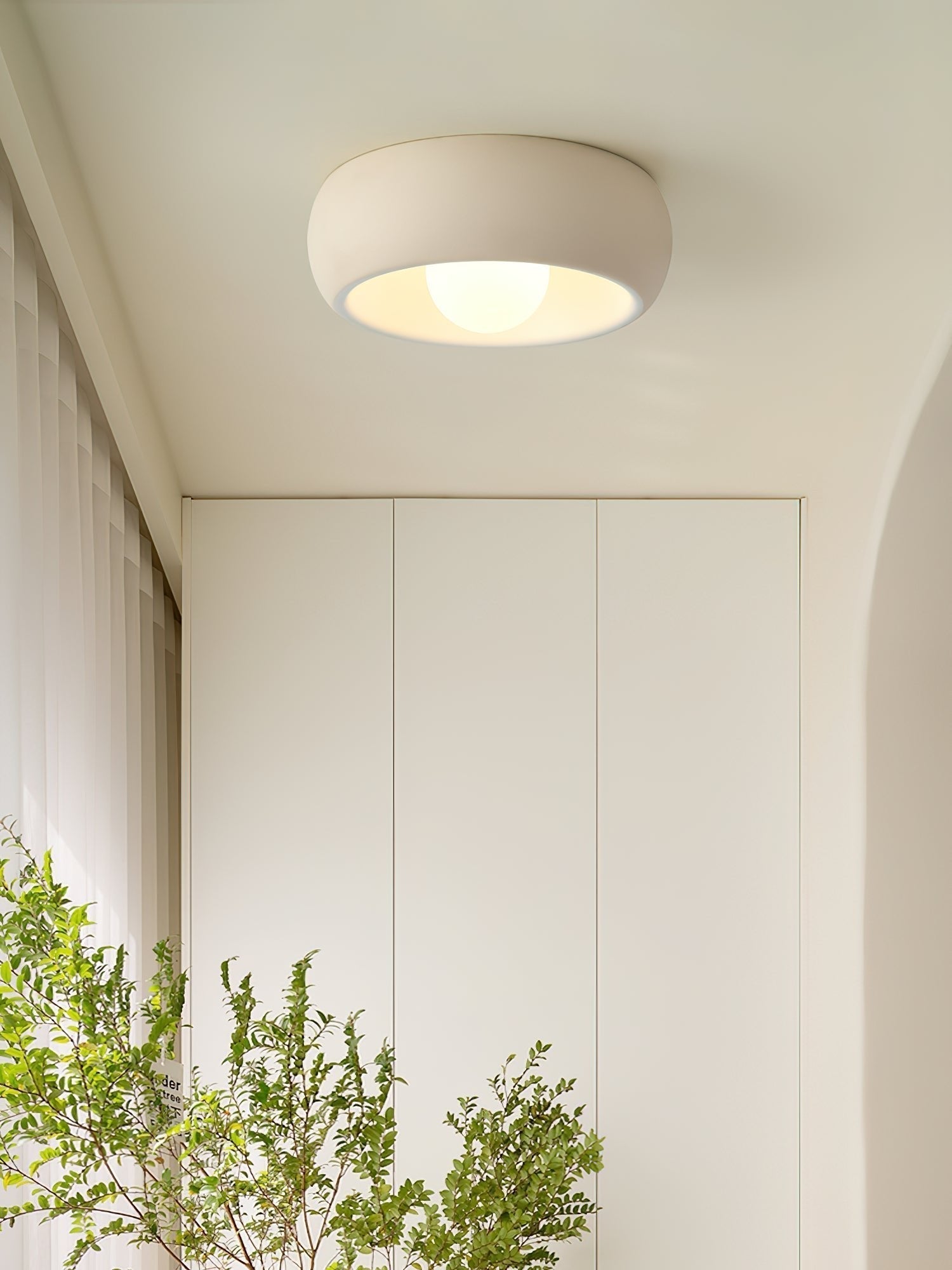 Louis Modern Minimalistisch Rund Glas Deckenleuchte-Letslighting