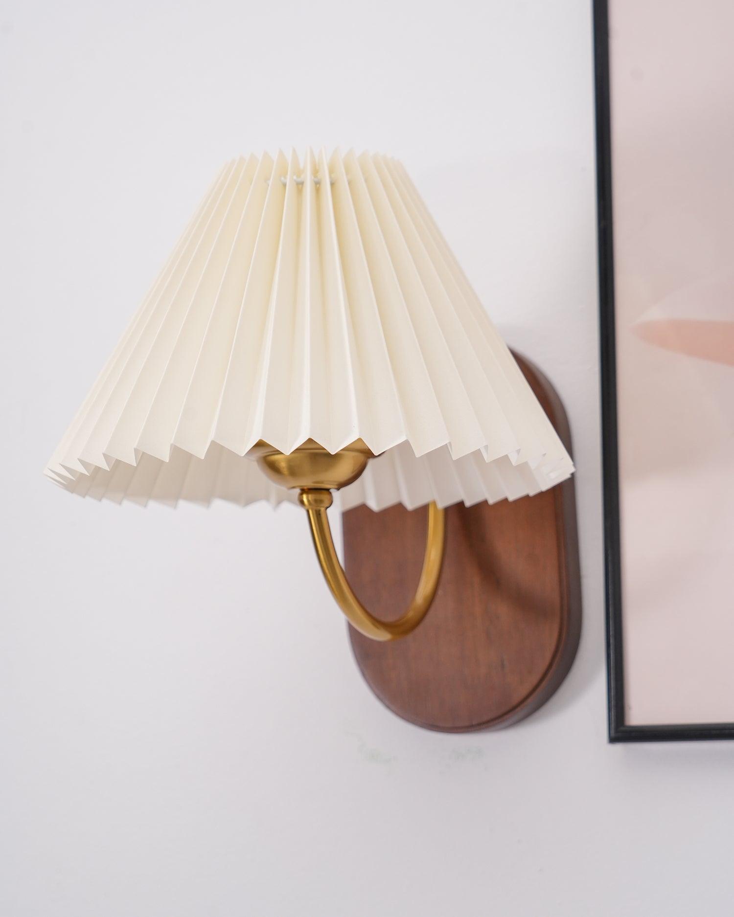 Solenne Vintage Falten-Schirm Wandleuchte-Letslighting