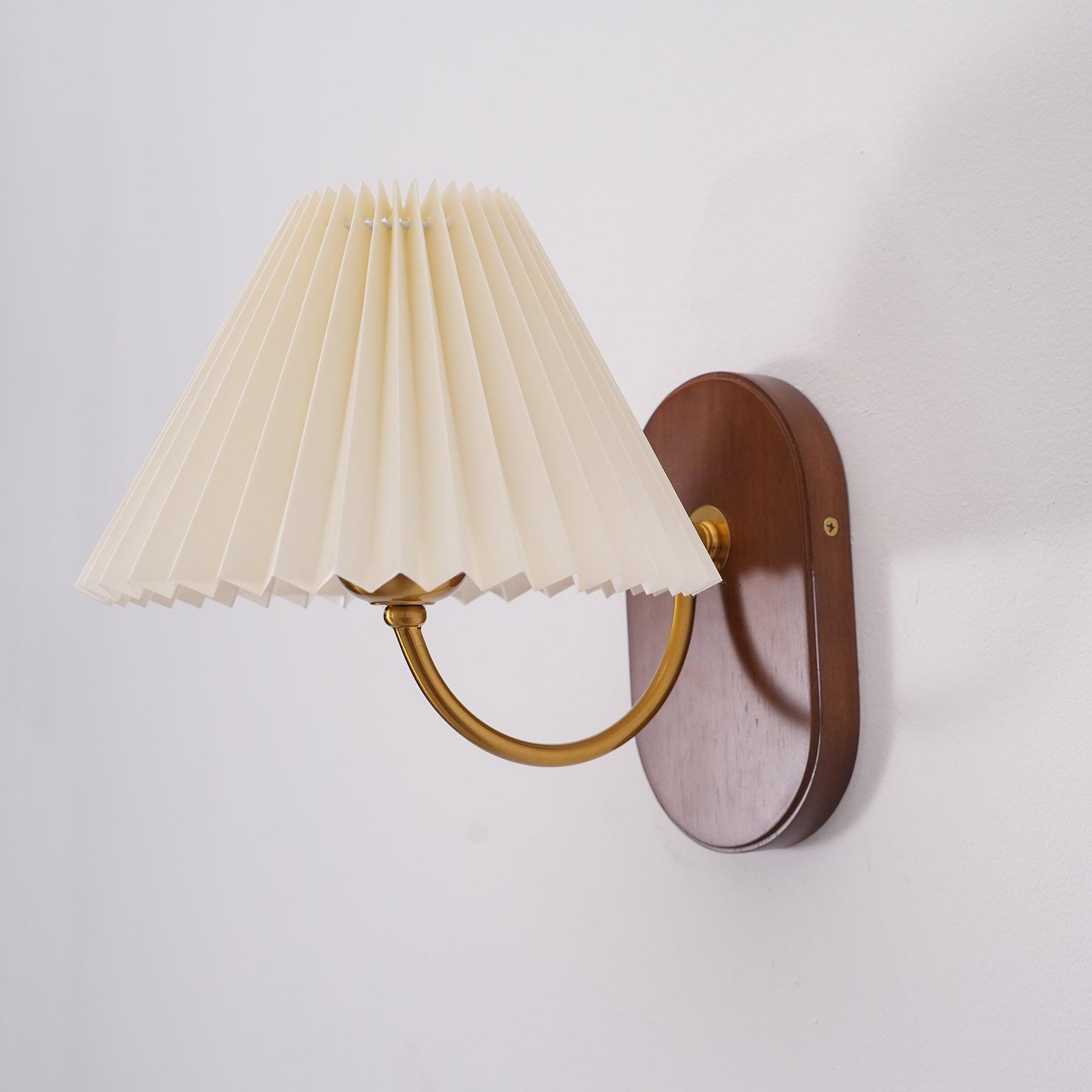 Solenne Vintage Falten-Schirm Wandleuchte-Letslighting