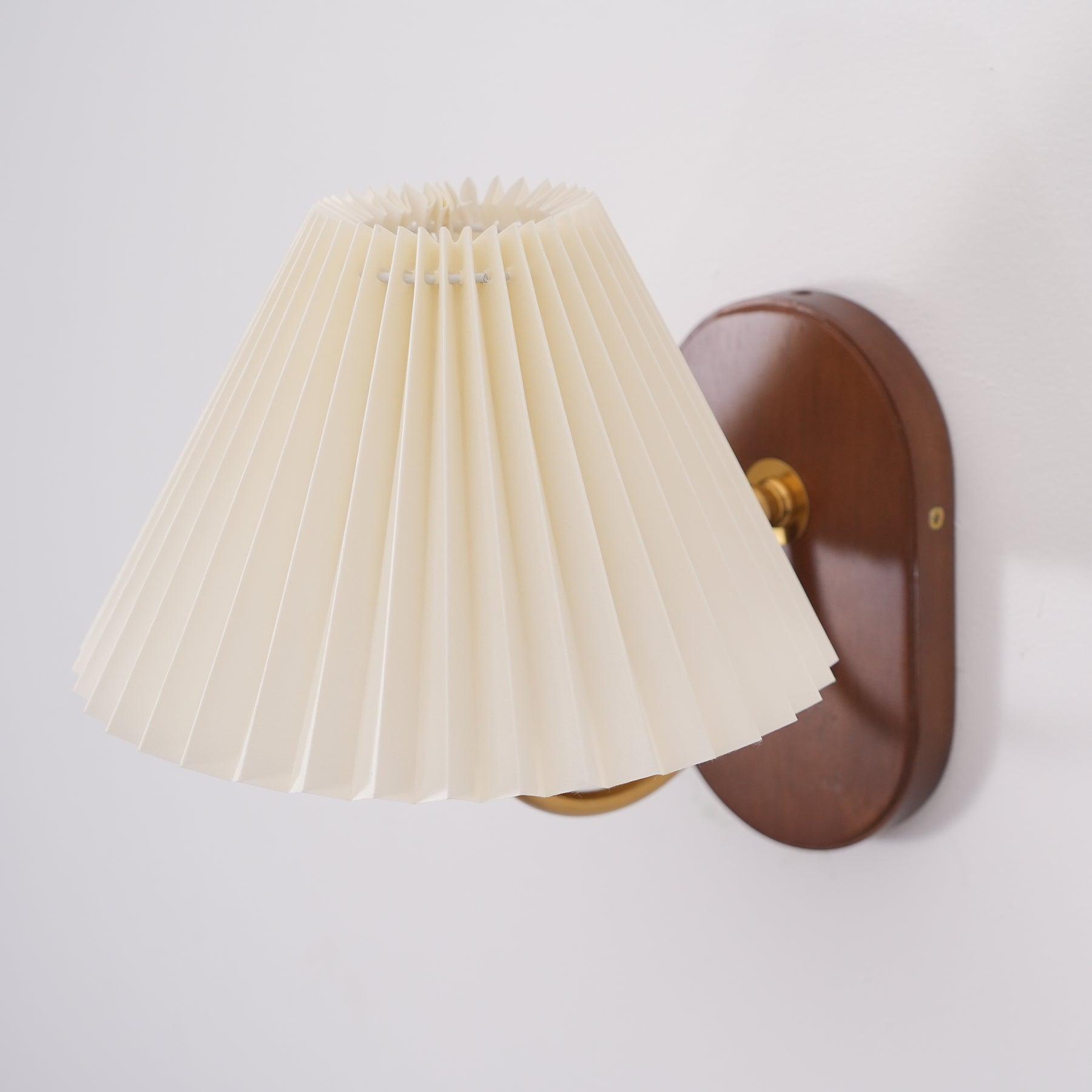 Solenne Vintage Falten-Schirm Wandleuchte-Letslighting