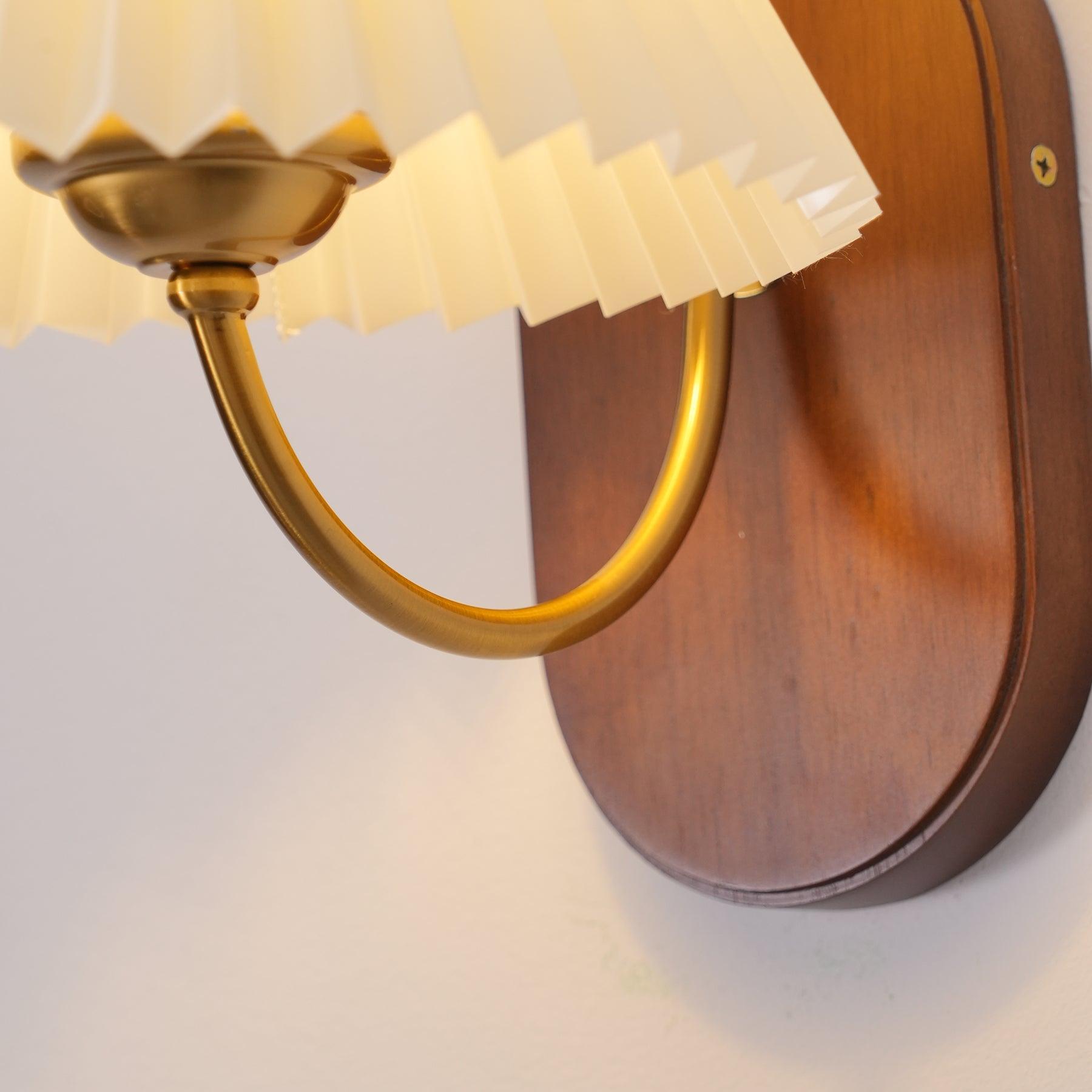 Solenne Vintage Falten-Schirm Wandleuchte-Letslighting