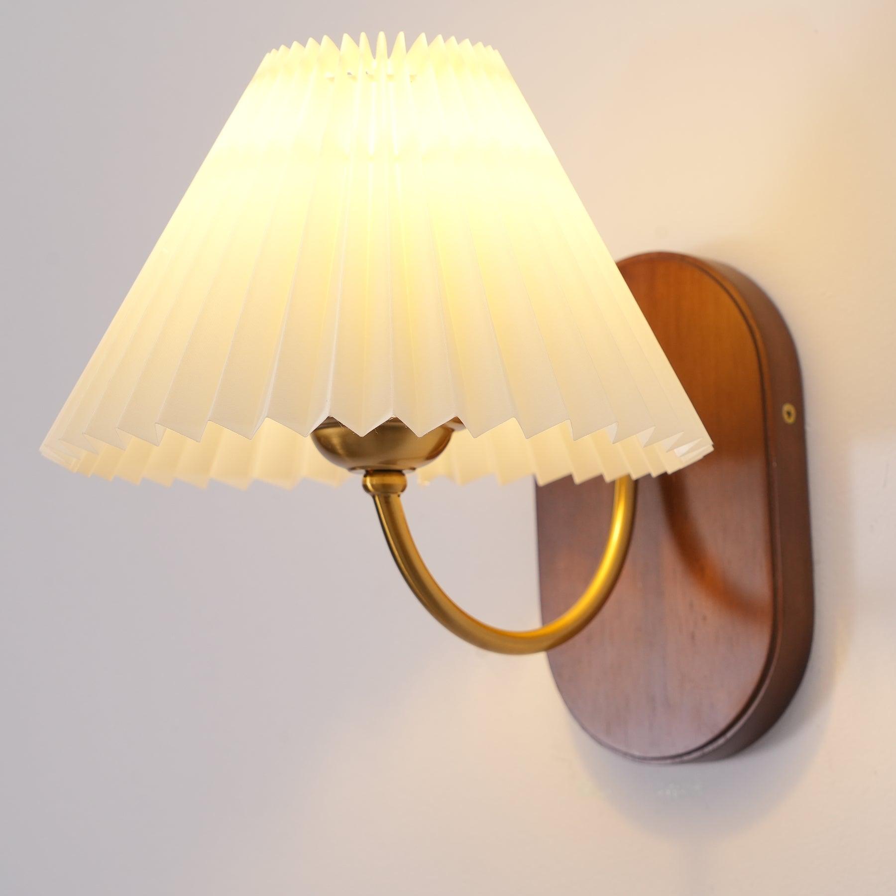 Solenne Vintage Falten-Schirm Wandleuchte-Letslighting