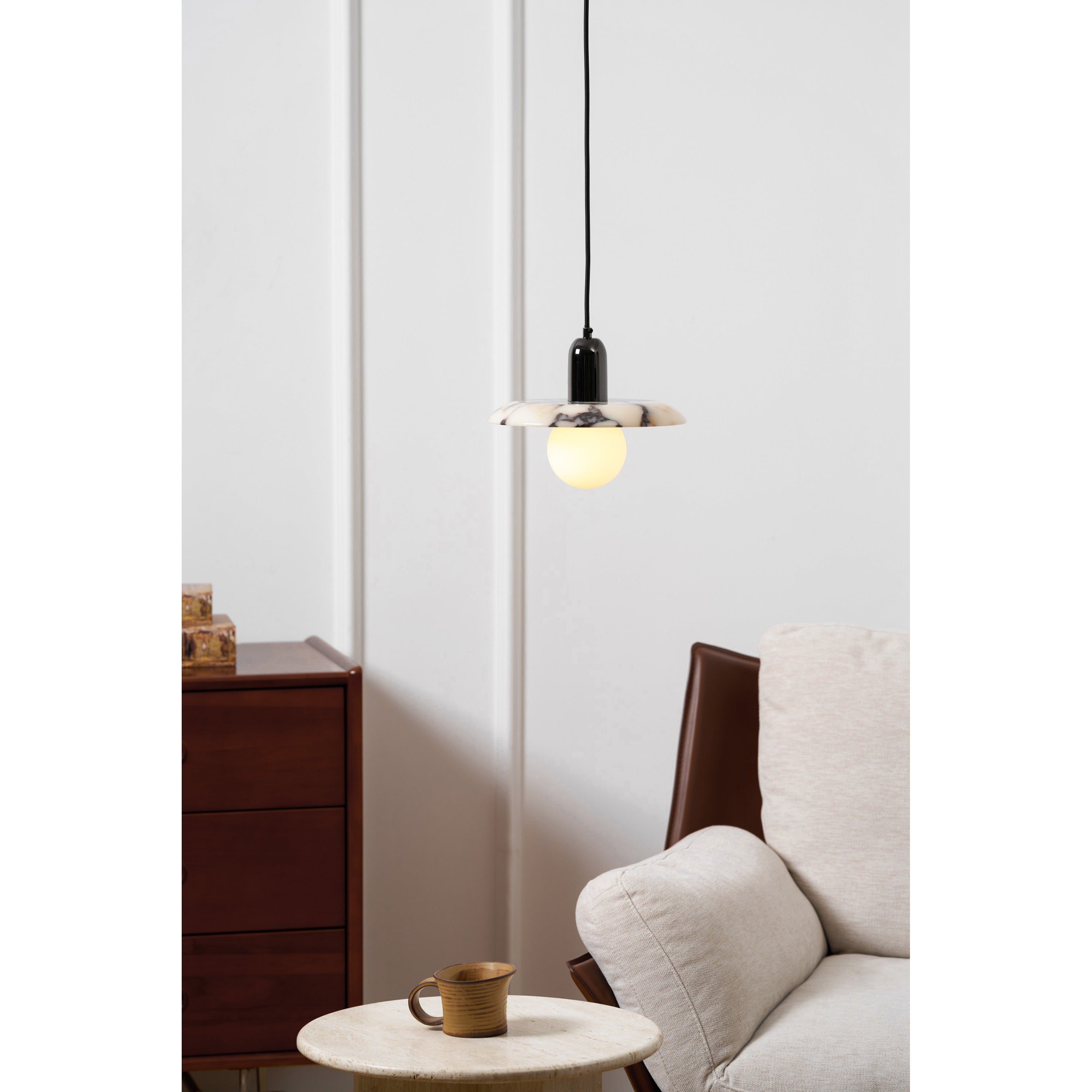 Ulcaran Modern Minimalist Marble Metal Pendant Lamp - Letslighting