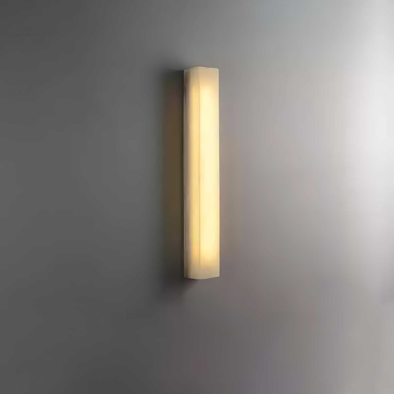 Irina Cylindrical Alabaster Wall Light - Neutralighting