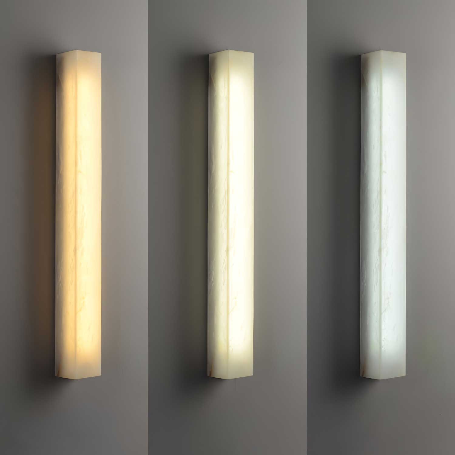 Irina Cylindrical Alabaster Wall Light - Neutralighting