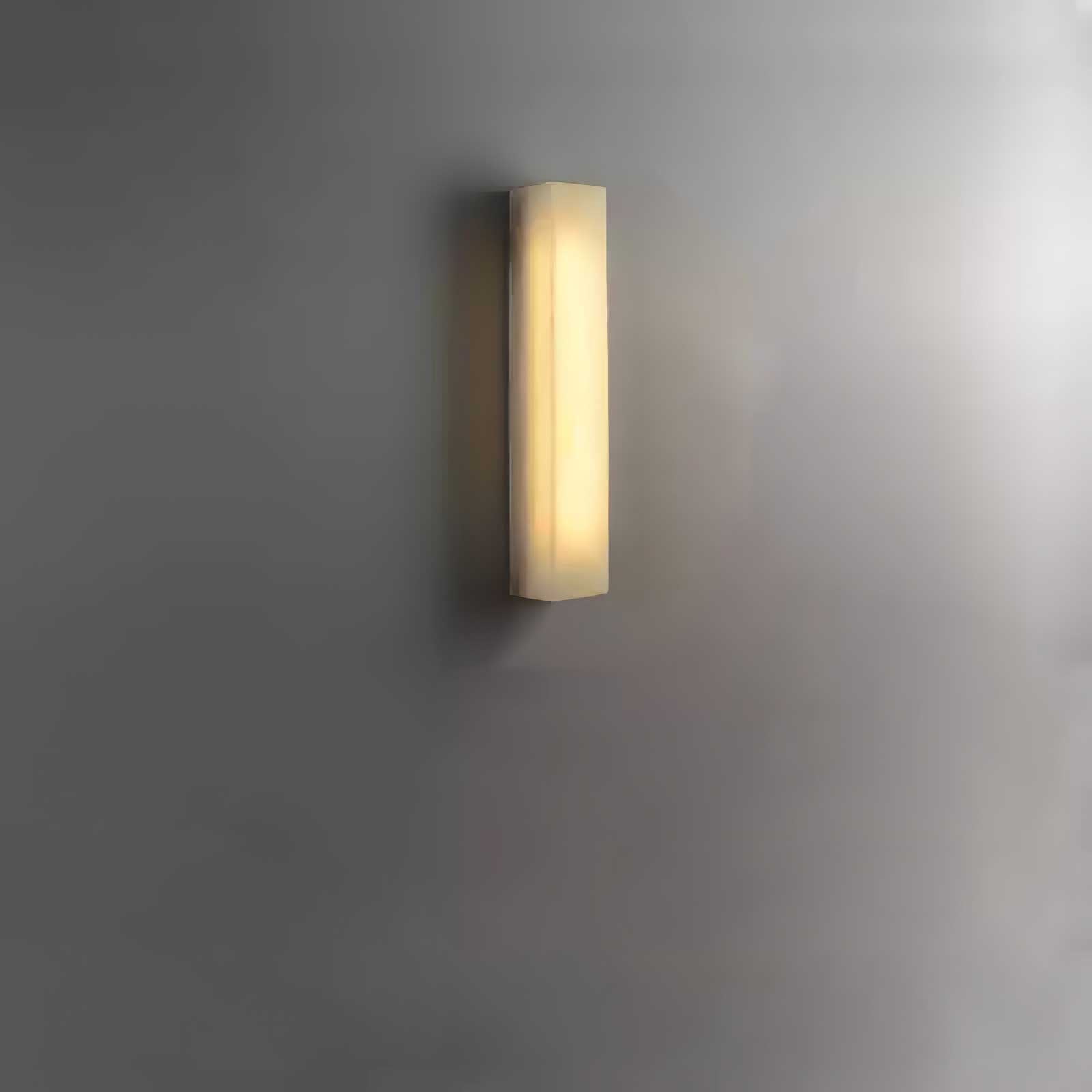 Irina Cylindrical Alabaster Wall Light - Neutralighting