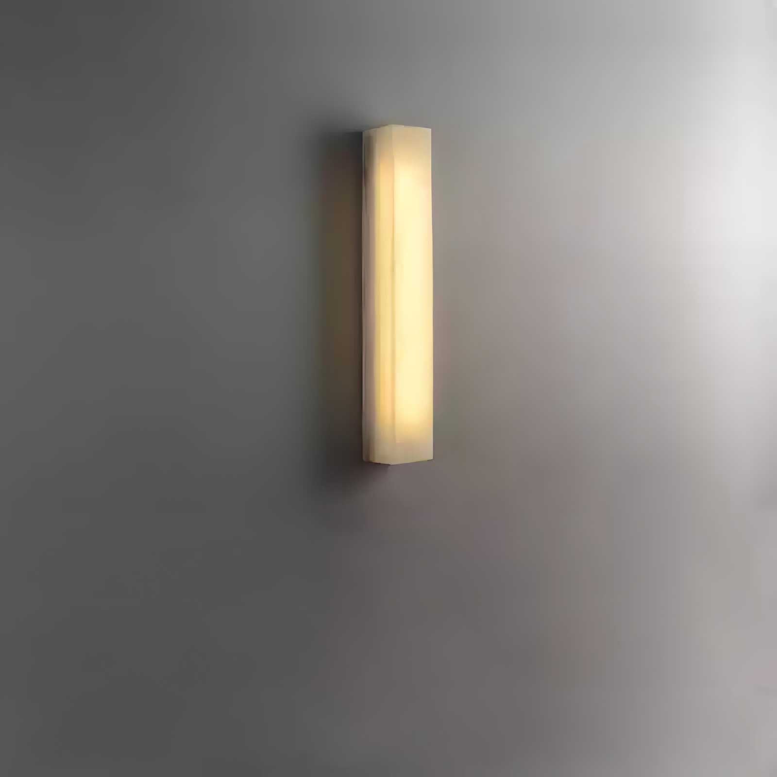 Irina Cylindrical Alabaster Wall Light - Neutralighting