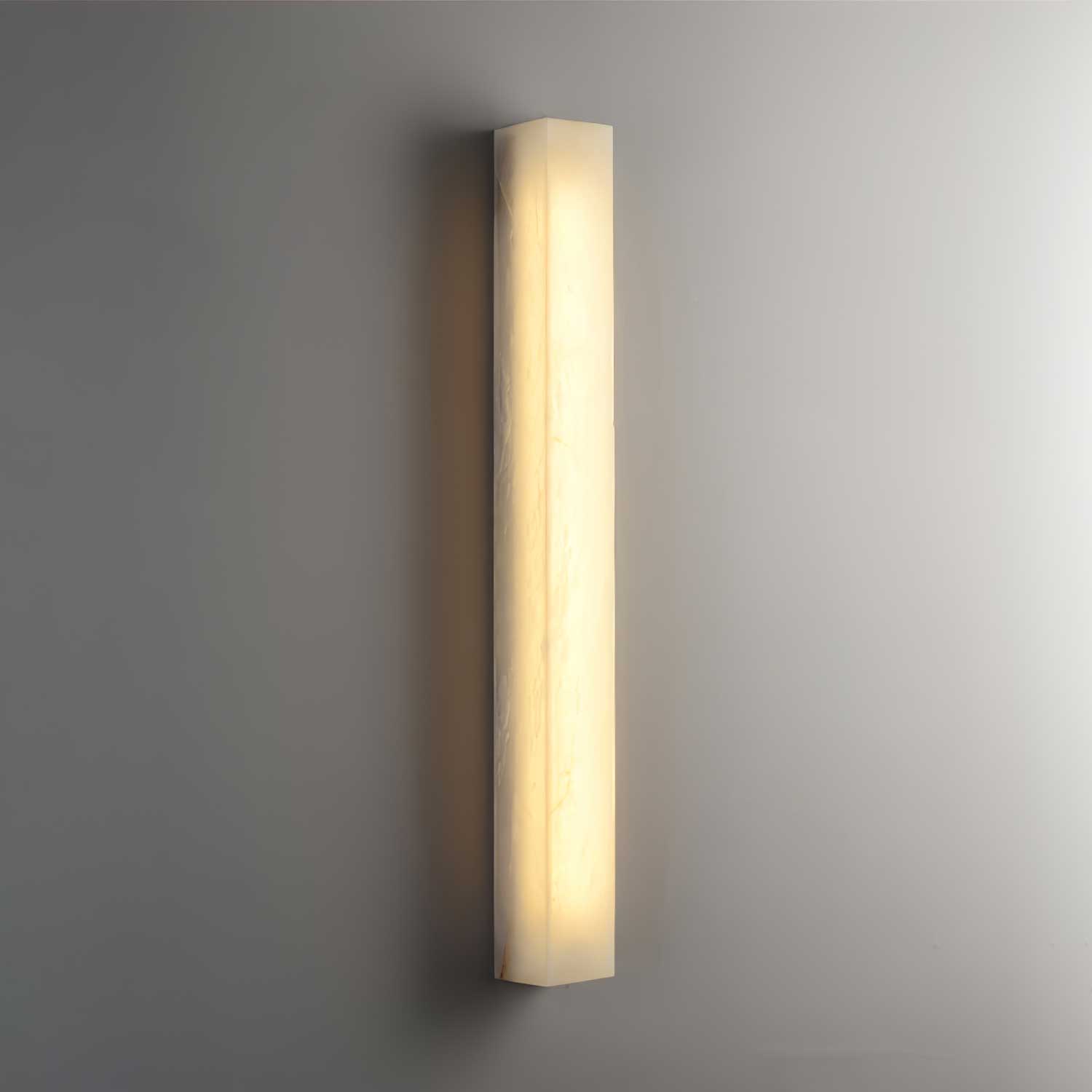 Irina Cylindrical Alabaster Wall Light - Neutralighting