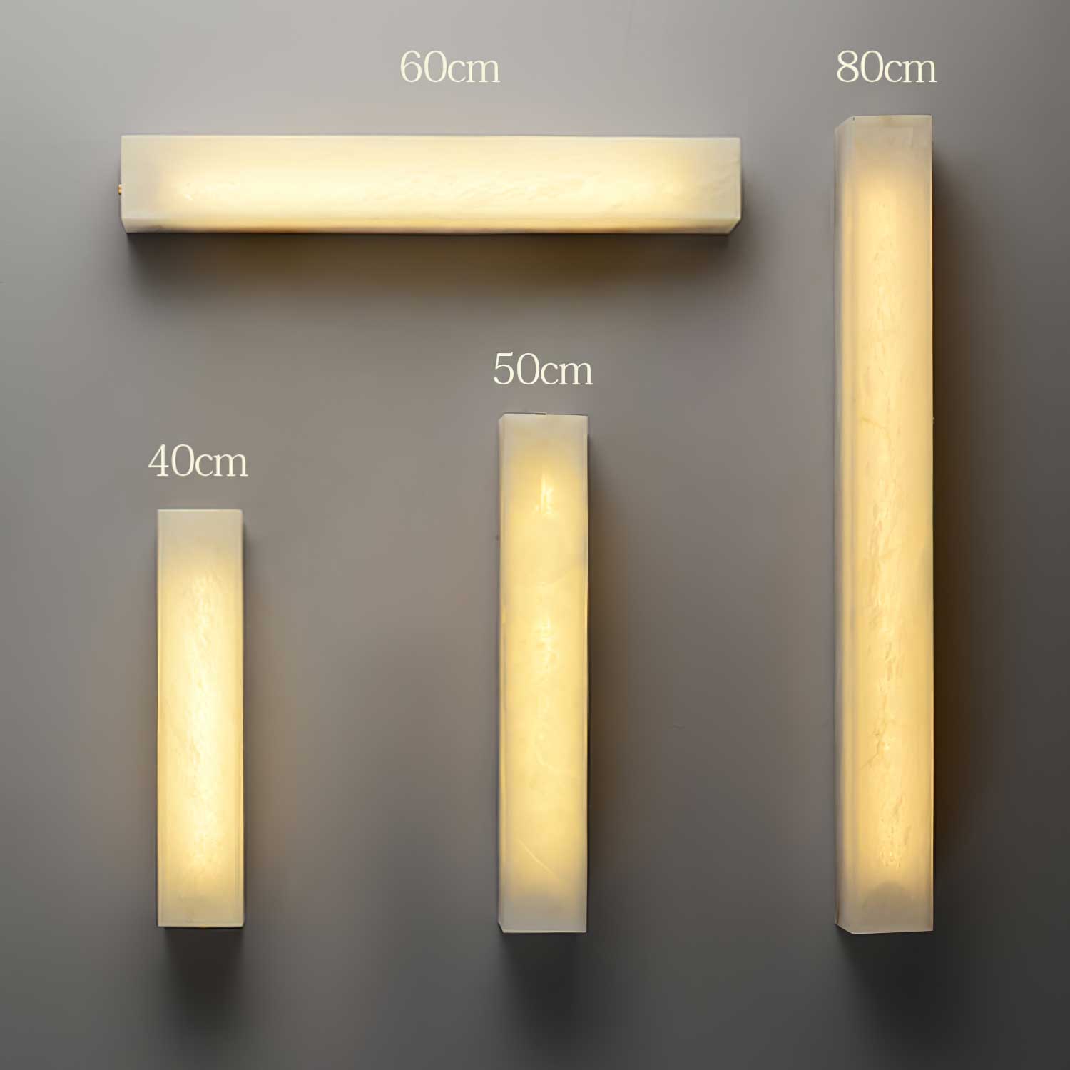 Irina Cylindrical Alabaster Wall Light - Neutralighting