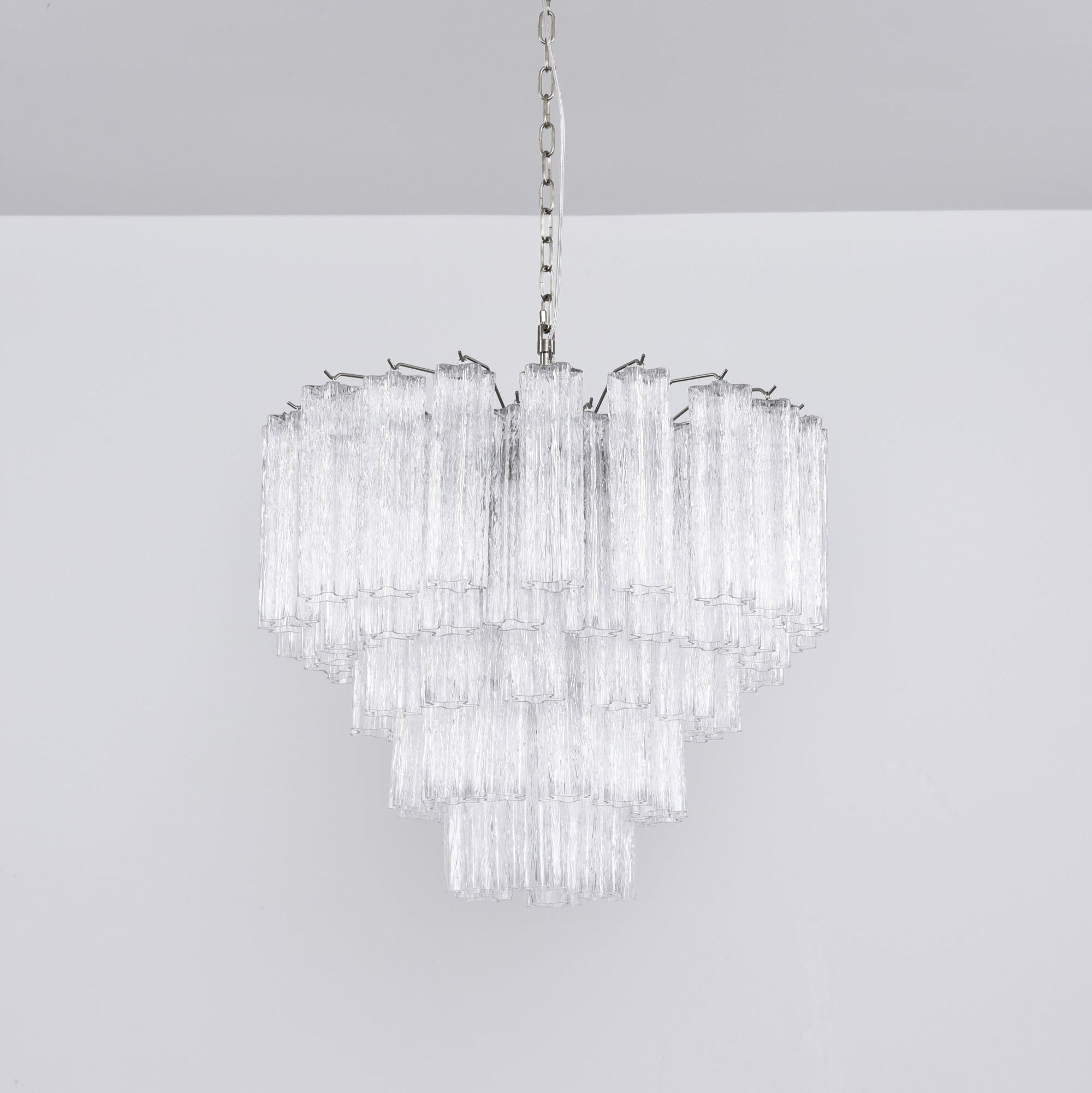 Aurora Chandelier Clear Glass Multi-Tier Crystal Glow - Neutralighting