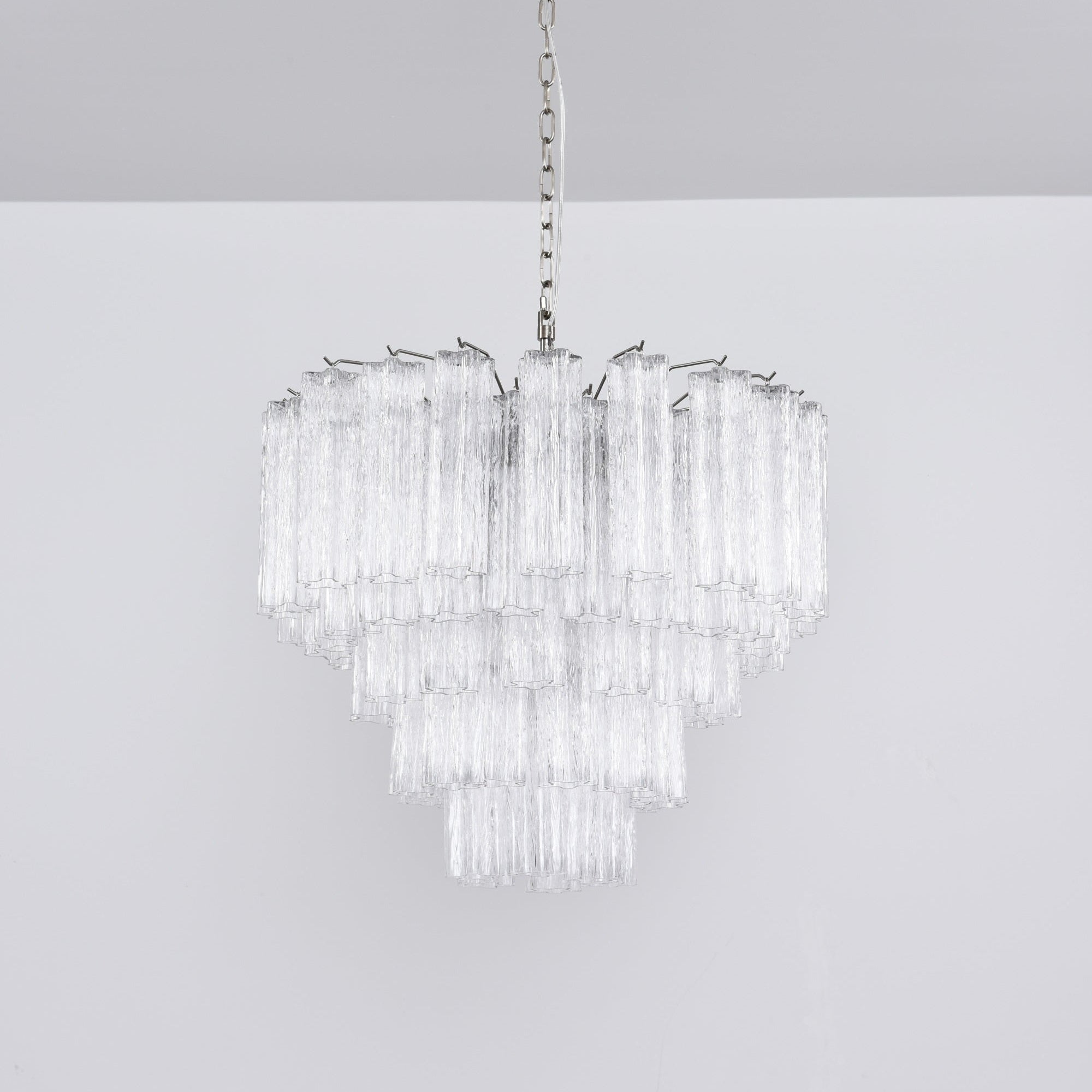 Aurora Chandelier Clear Glass Multi-Tier Crystal Glow - Neutralighting