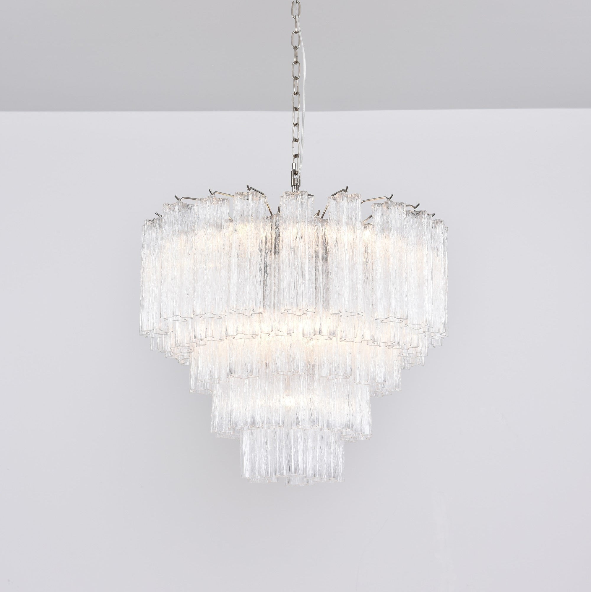 Aurora Chandelier Clear Glass Multi-Tier Crystal Glow - Neutralighting