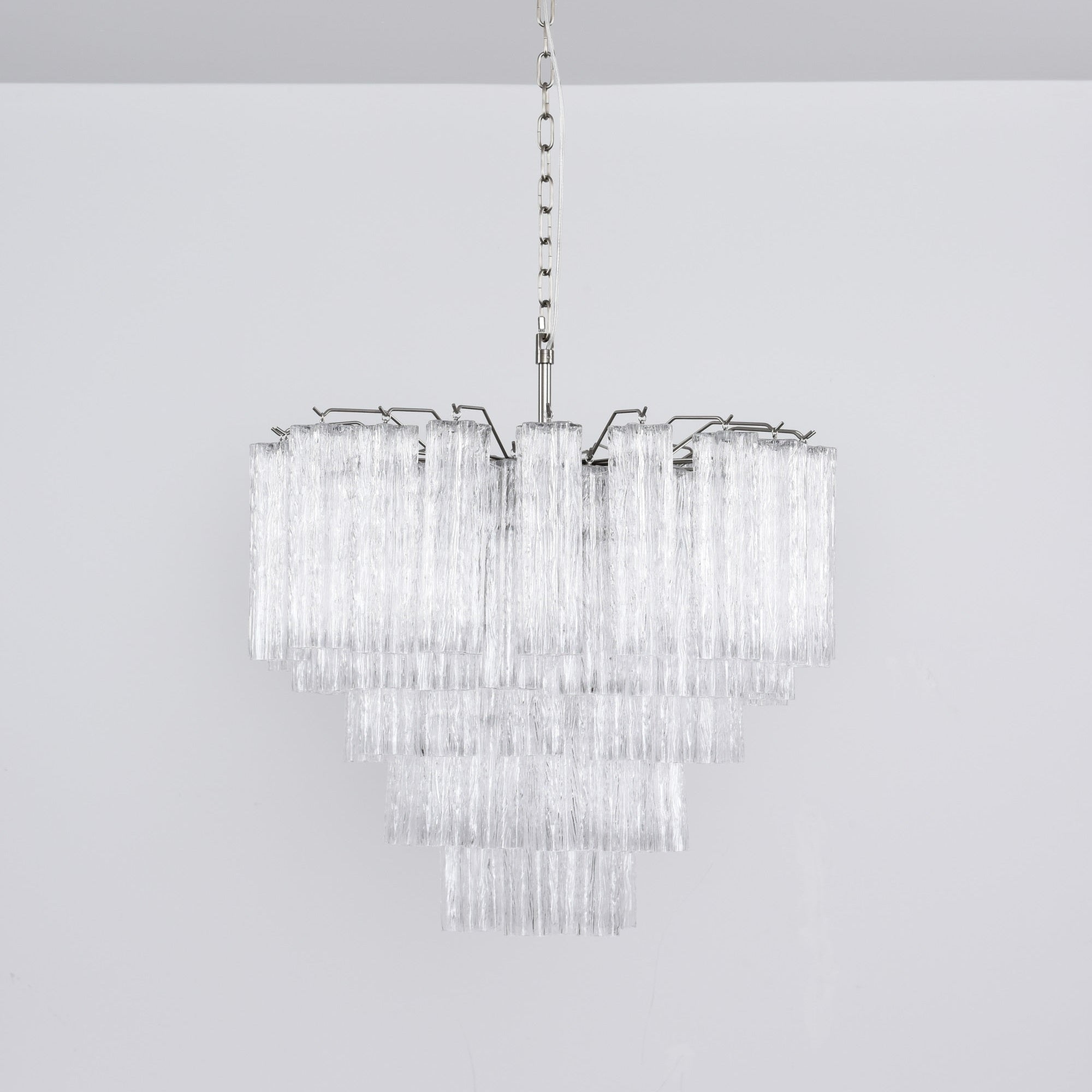 Aurora Chandelier Clear Glass Multi-Tier Crystal Glow - Neutralighting
