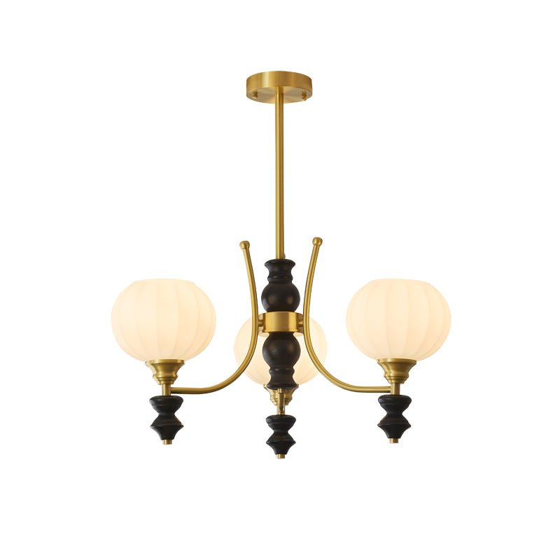 Zavenen Traditionelle Eleganz Vintage Messing Holz Kronleuchter-Letslighting