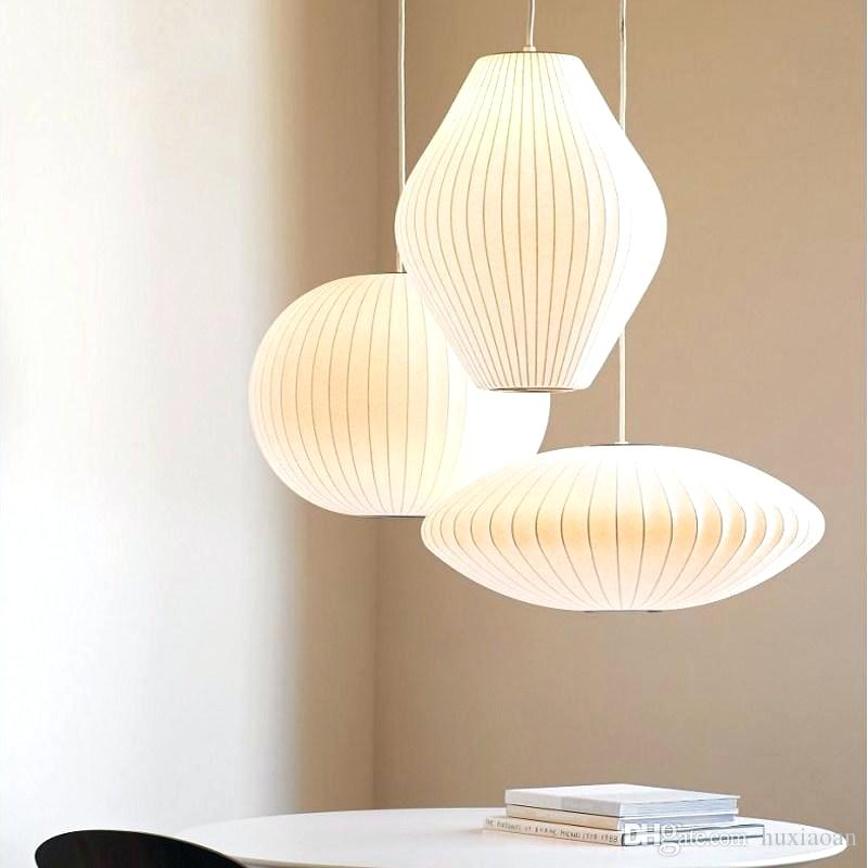 Ritta Modern LED Pendelleuchte Weiß Wohnzimmer/Esstisch Metall&Stoff-Letslighting